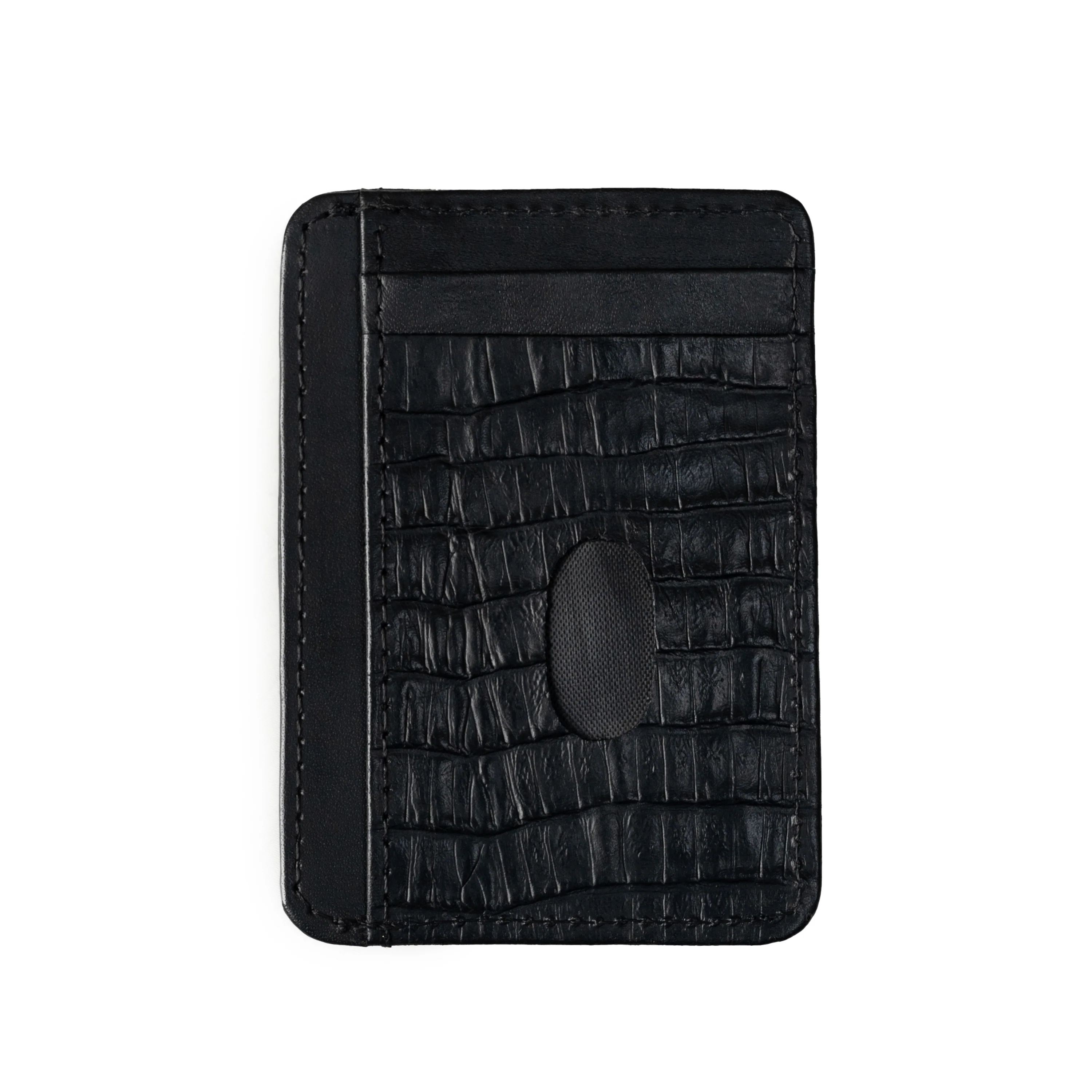 BLACK TEXTURED SMART WALLET - Image 3