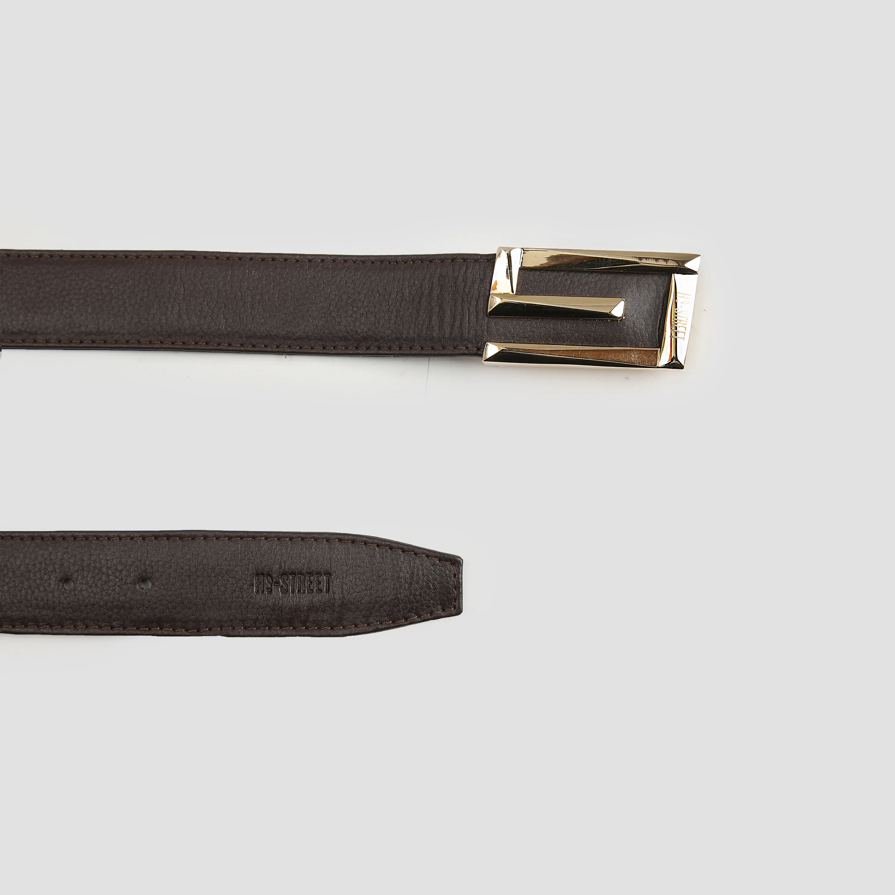 BROWN SOFT LEATHER BELT - Image 3