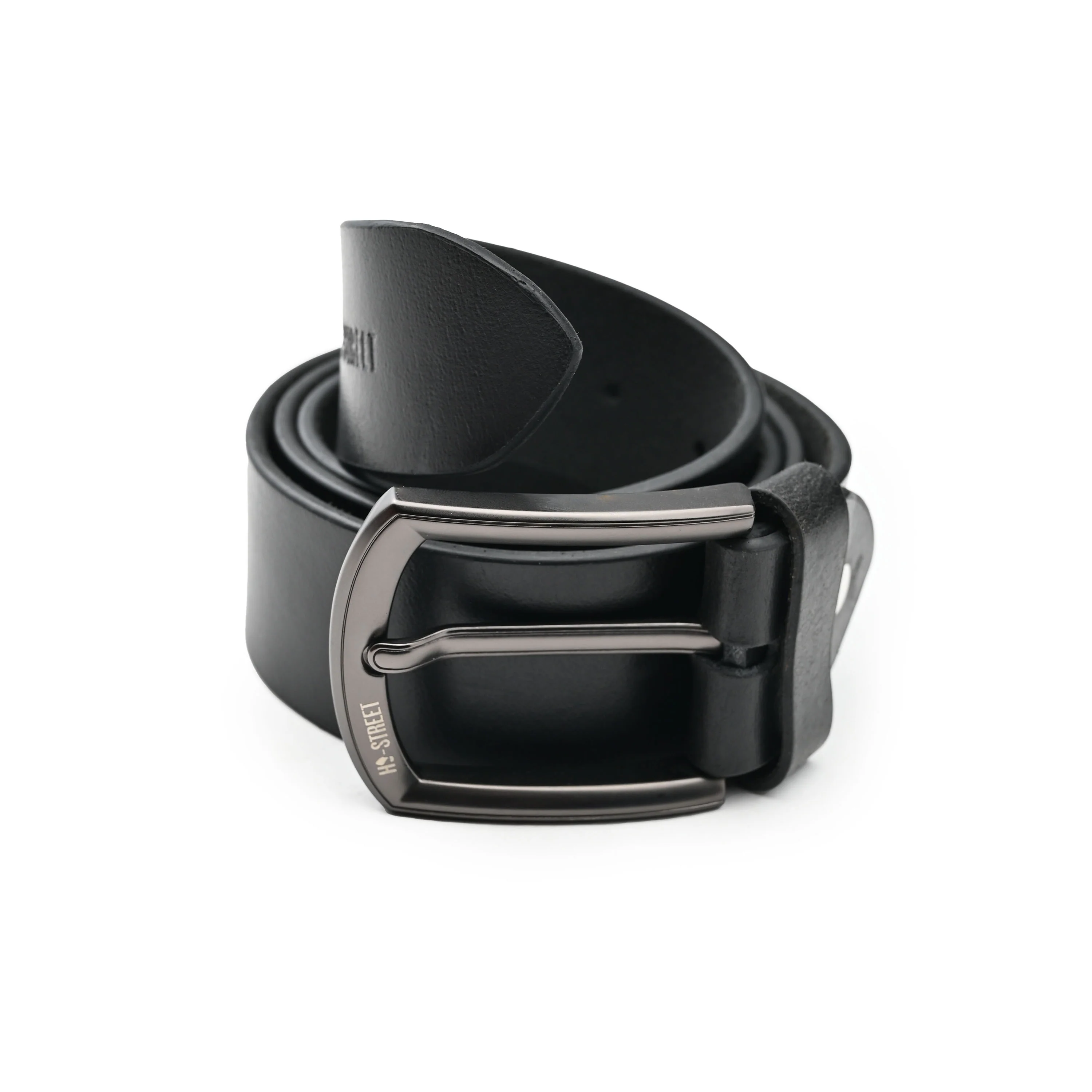 CLASSIC BLACK LEATHER BELT - Image 3