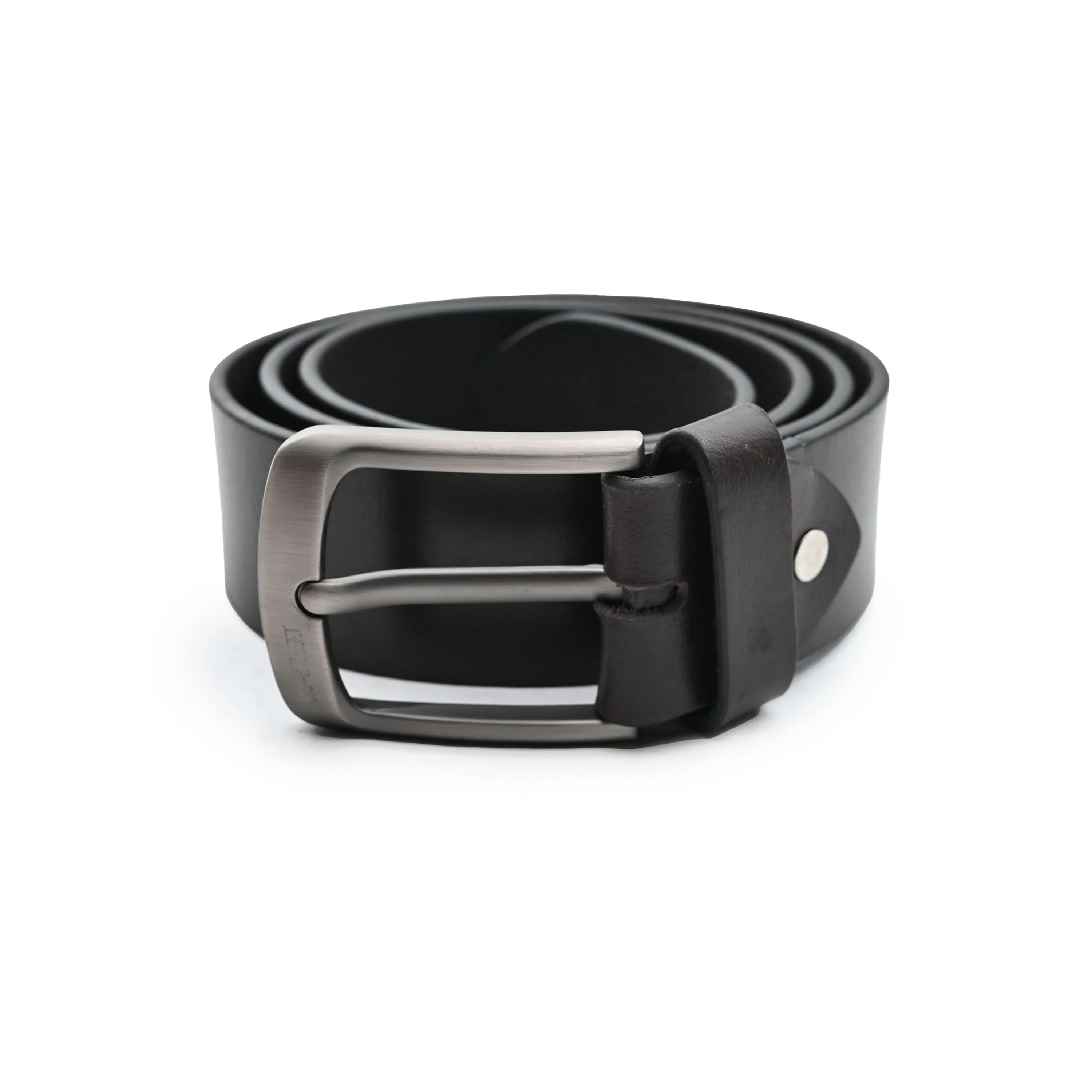 COFFEE LEATHER BELT - Image 3