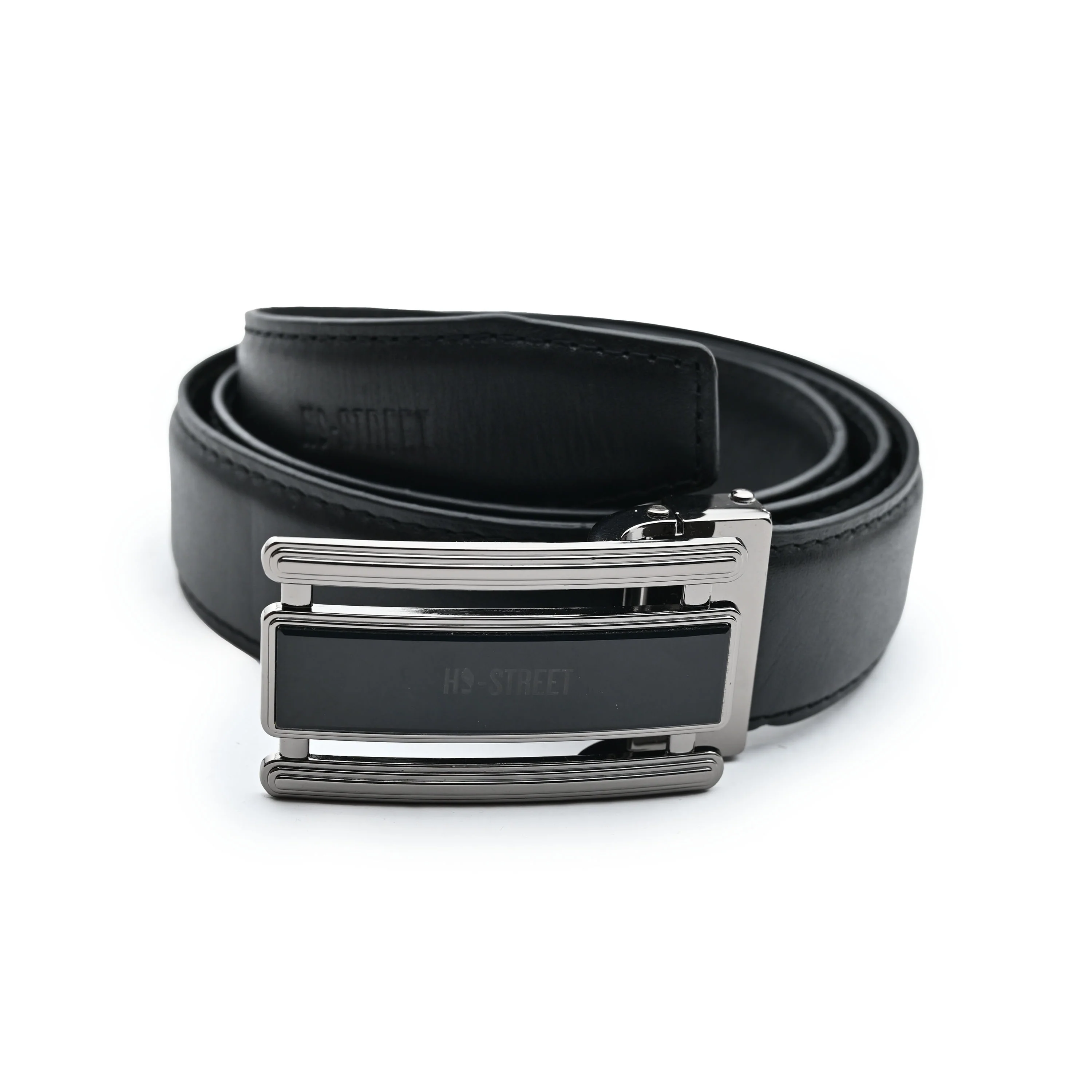 BLACK LEATHER BELT - Image 3