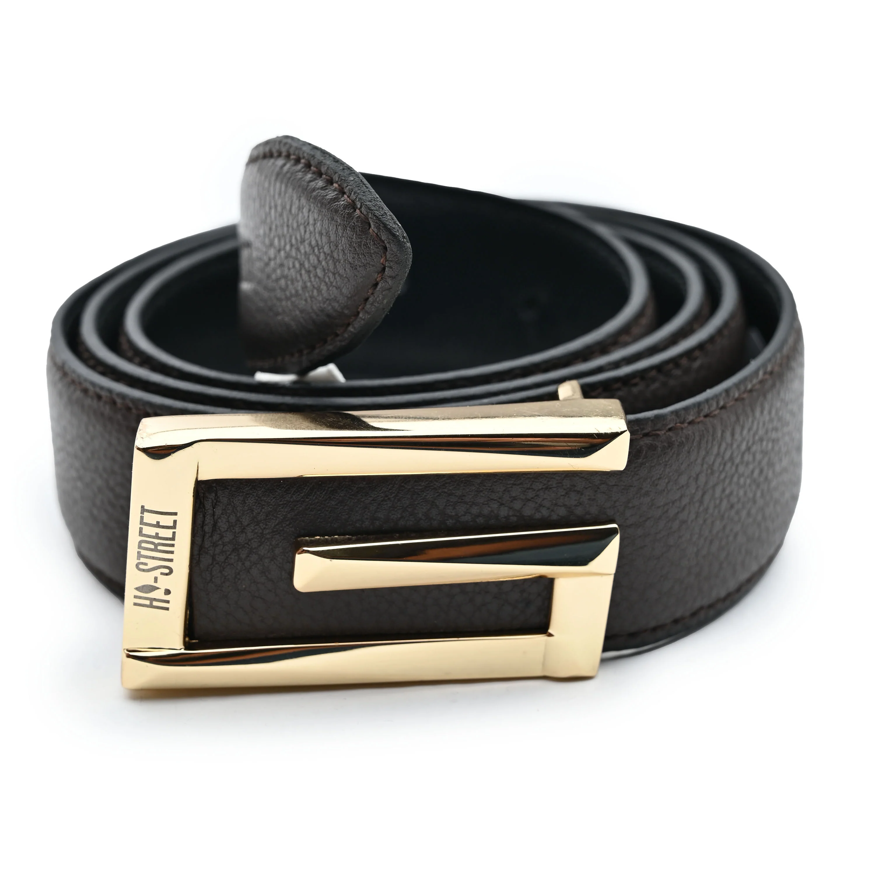 BROWN LEATHER BELT - Image 3