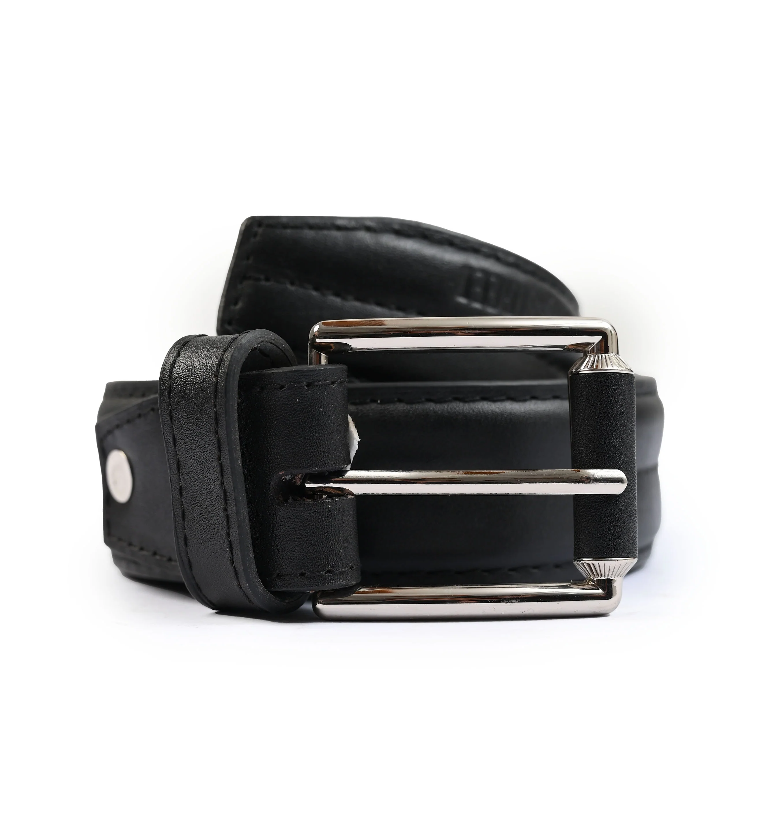 BLACK ANILINE LEATHER BELTT - Image 3