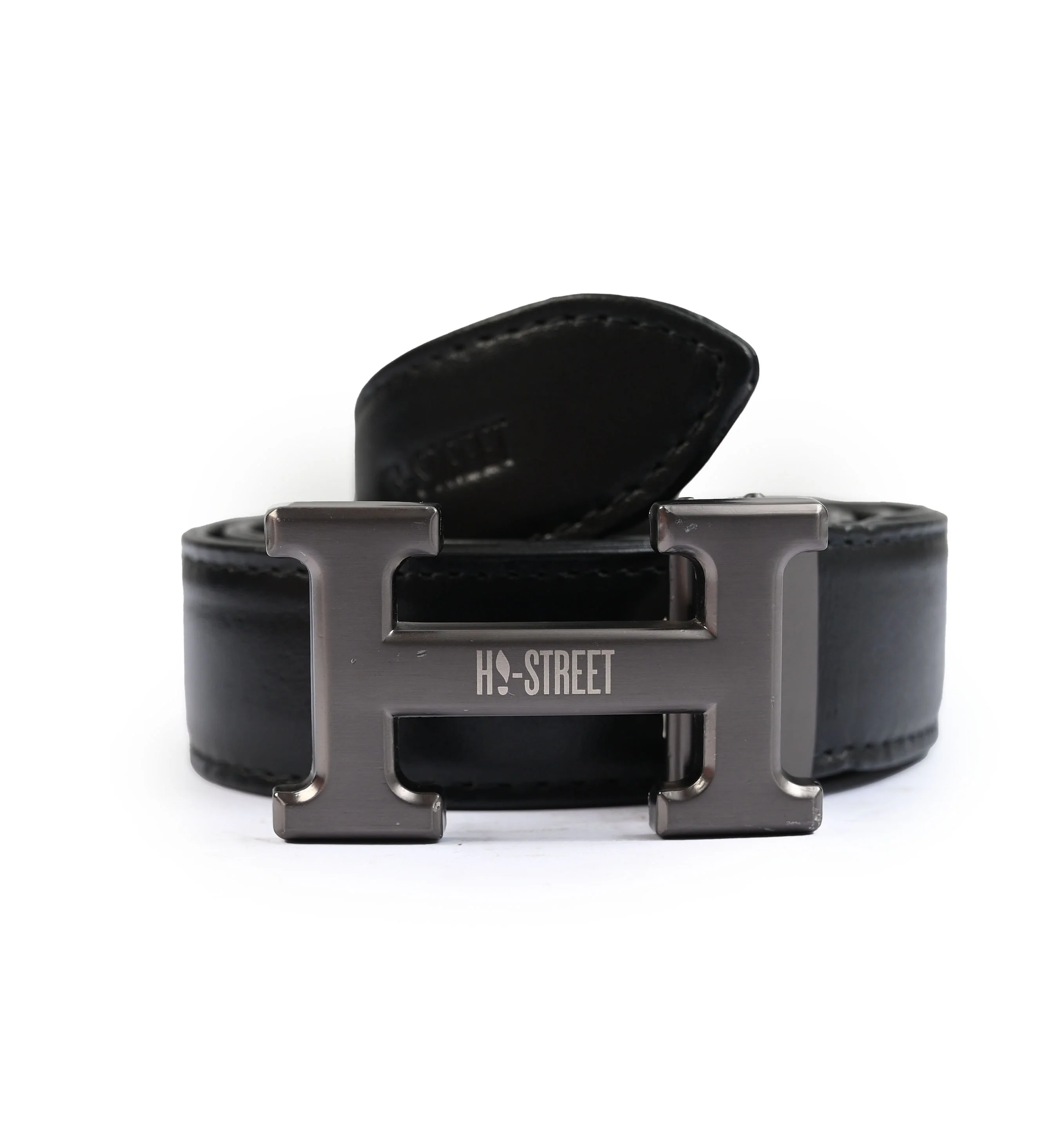 BLACK ANILINE LEATHER BELTT - Image 3