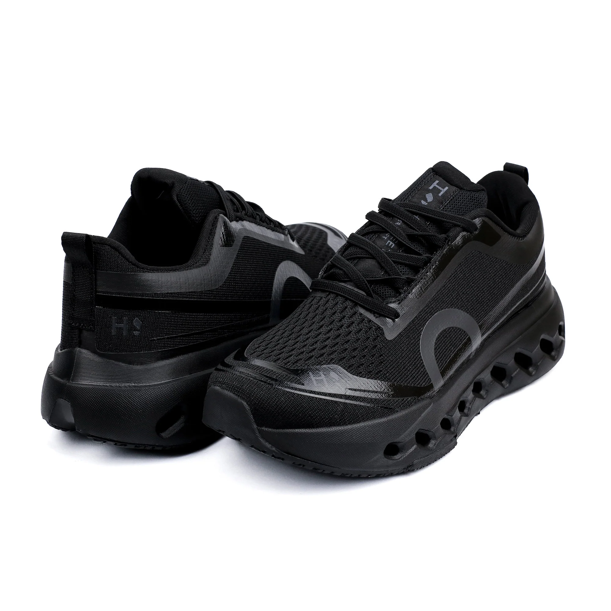 BLACK ULTRA CUSHIONING SHOES - Image 5