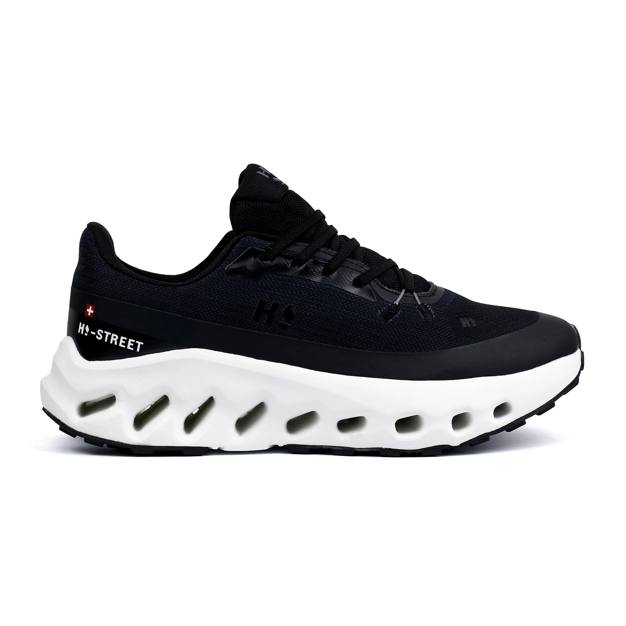 BLACK ULTRA CUSHIONING SHOES - Image 4