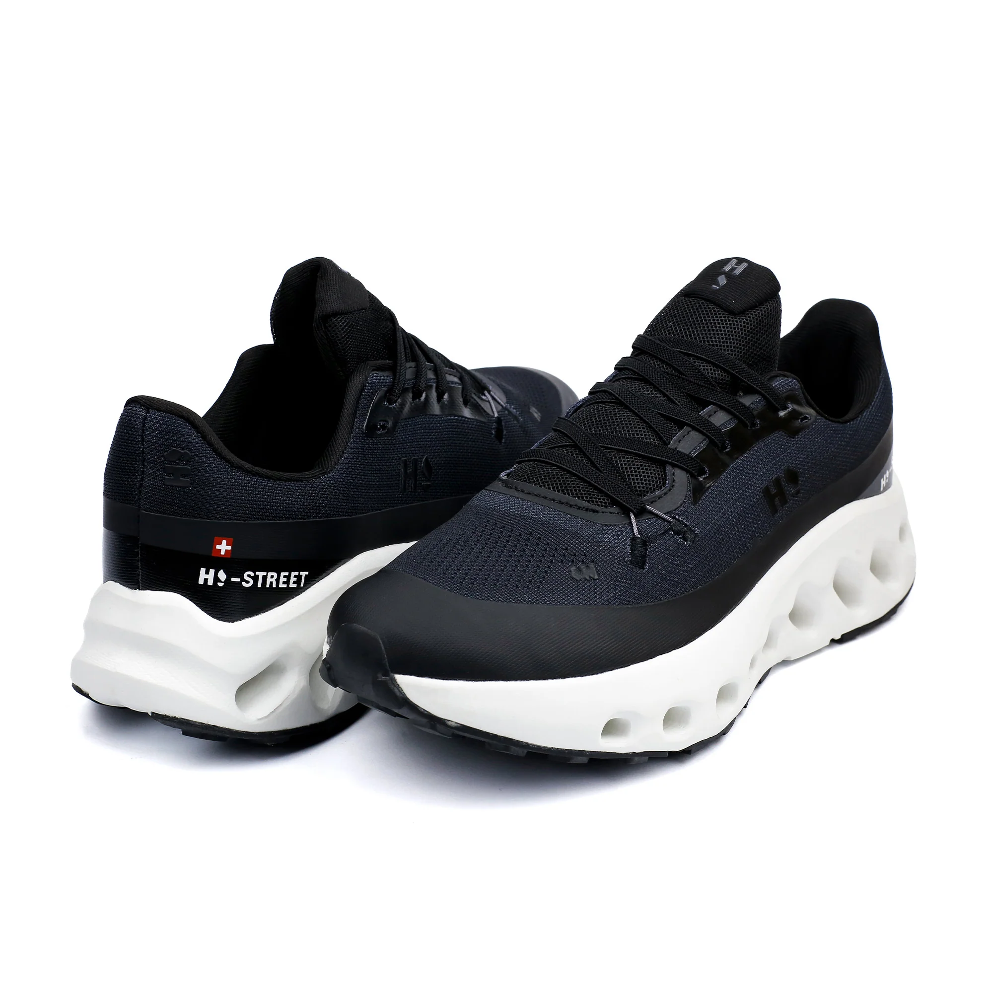BLACK ULTRA CUSHIONING SHOES - Image 5