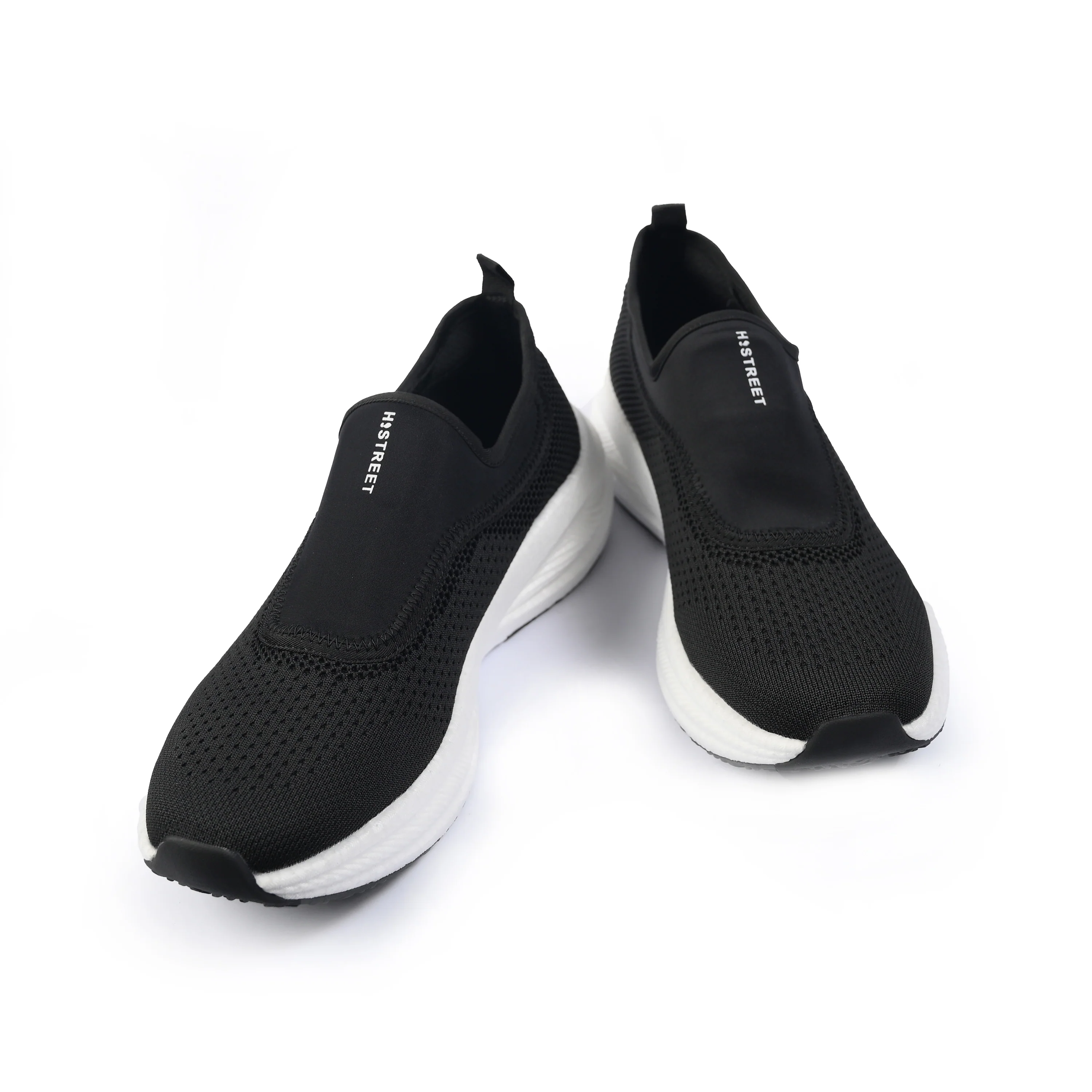 BLACK KNITED EVA TECH SHOES - Image 5