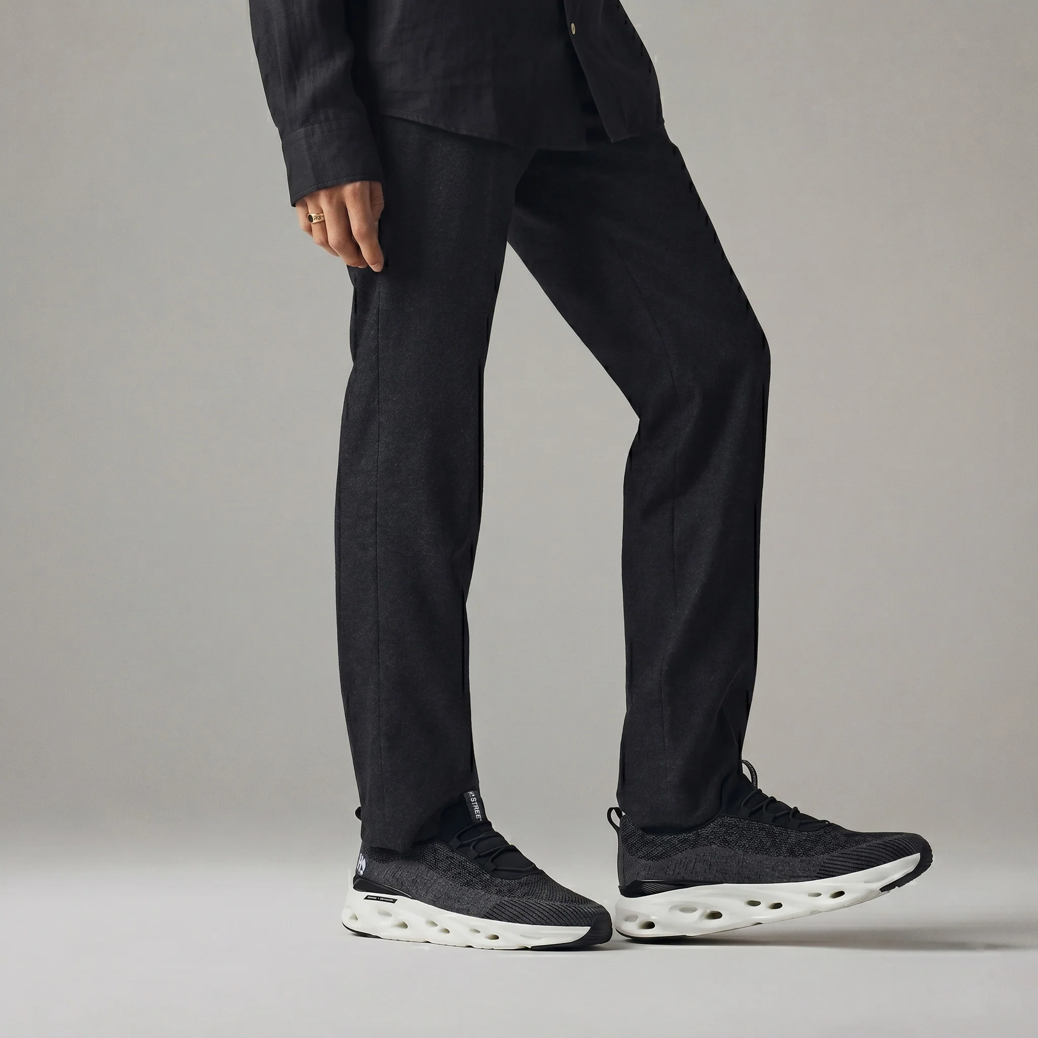LACE UP STYLE SLIP IN SHOES - Image 2