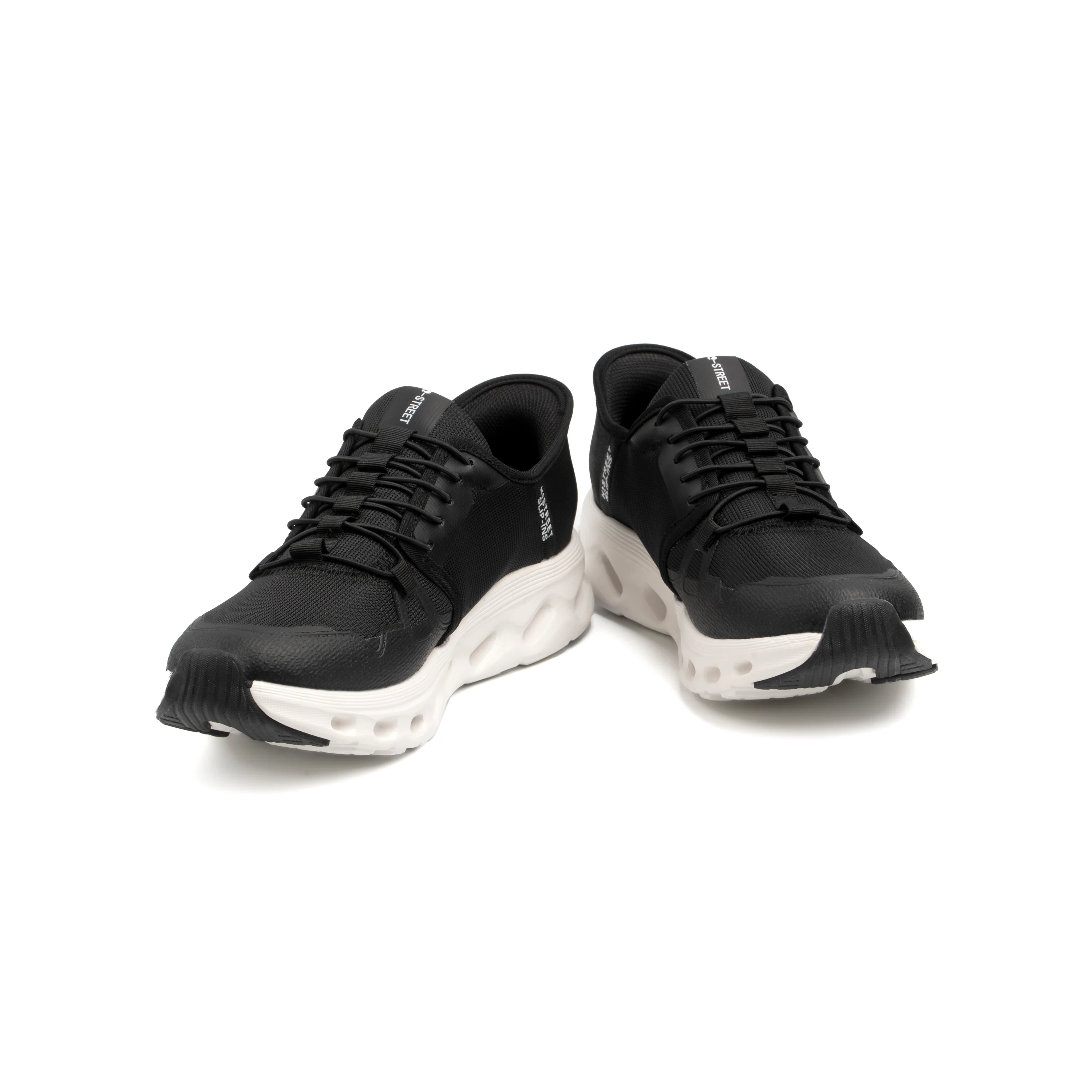 BLACK LACE UP STYLE SLIP IN - Image 4