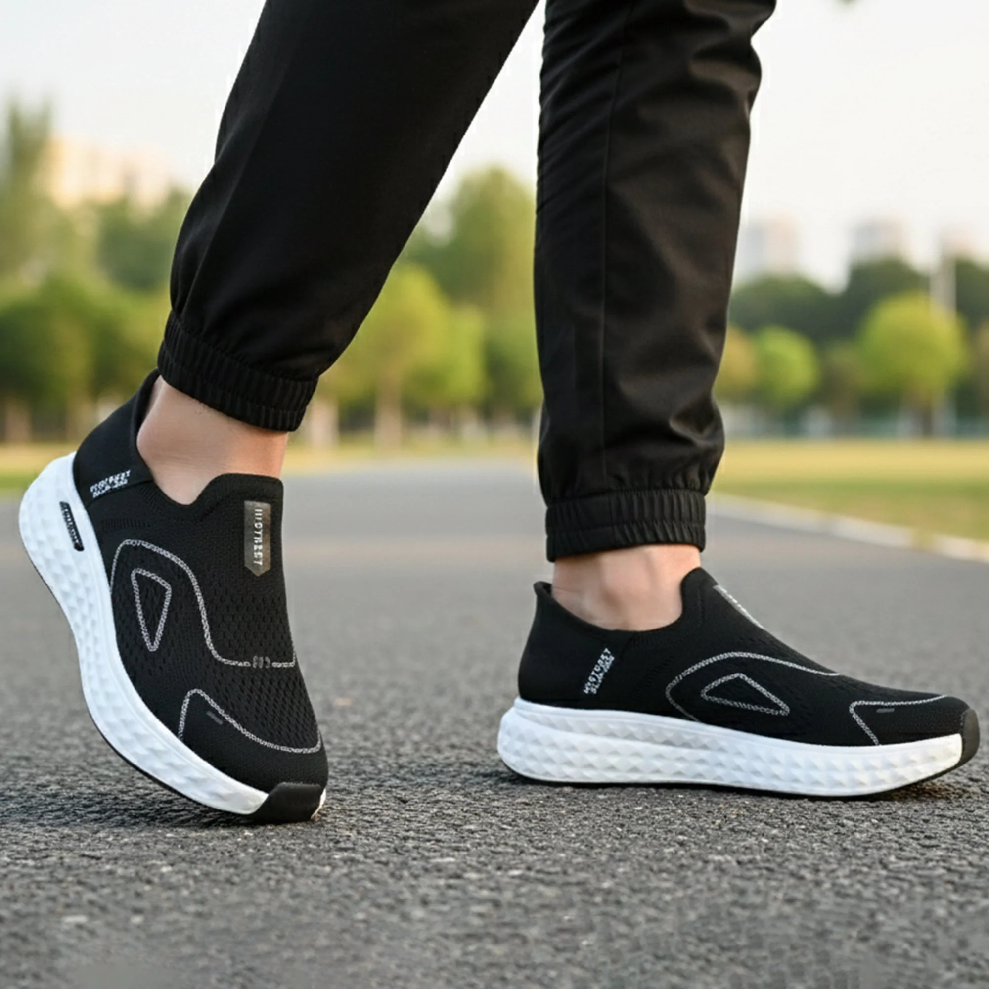 BLACK HAND FREE SHOES - Image 8