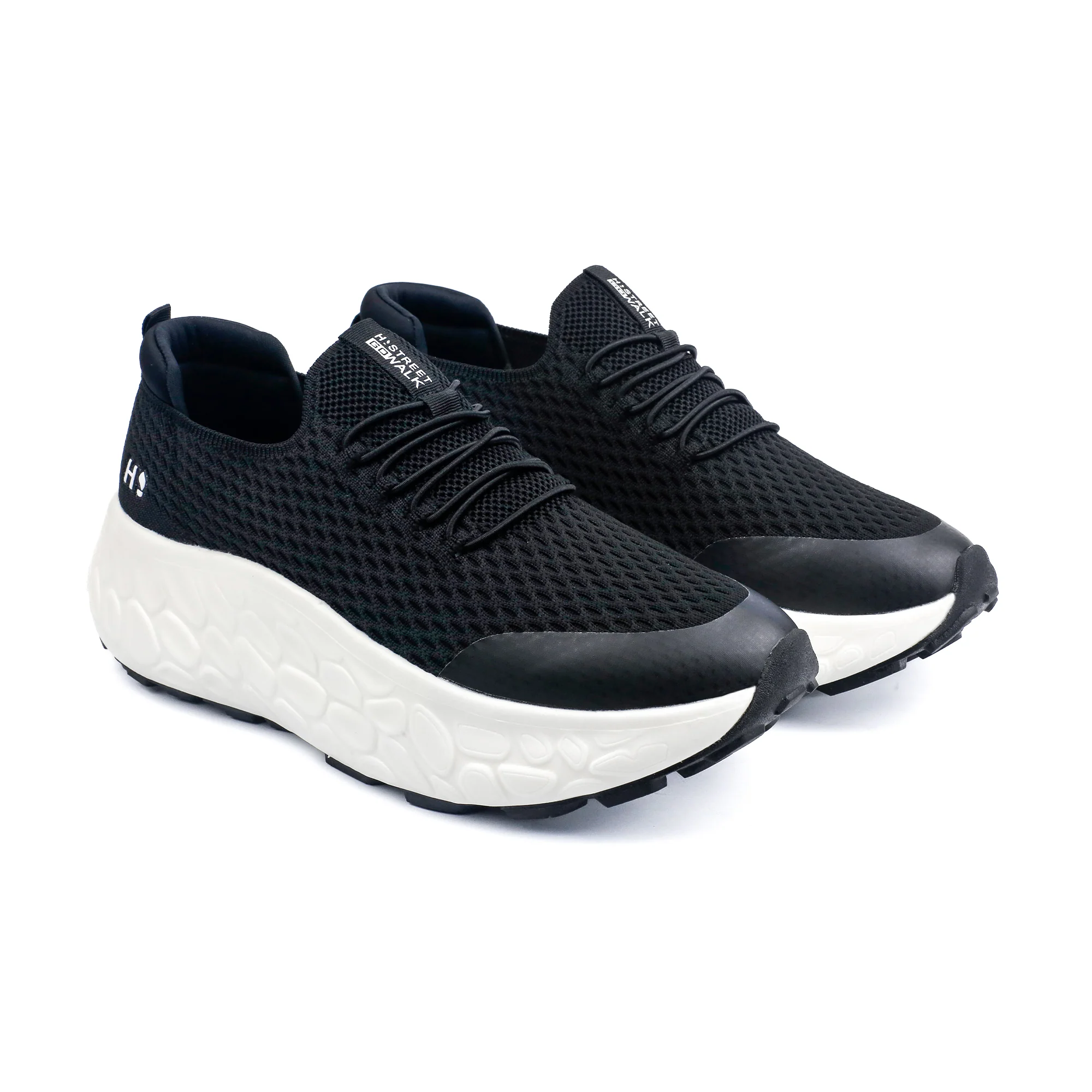 BLAC SLIP ONS SHOES