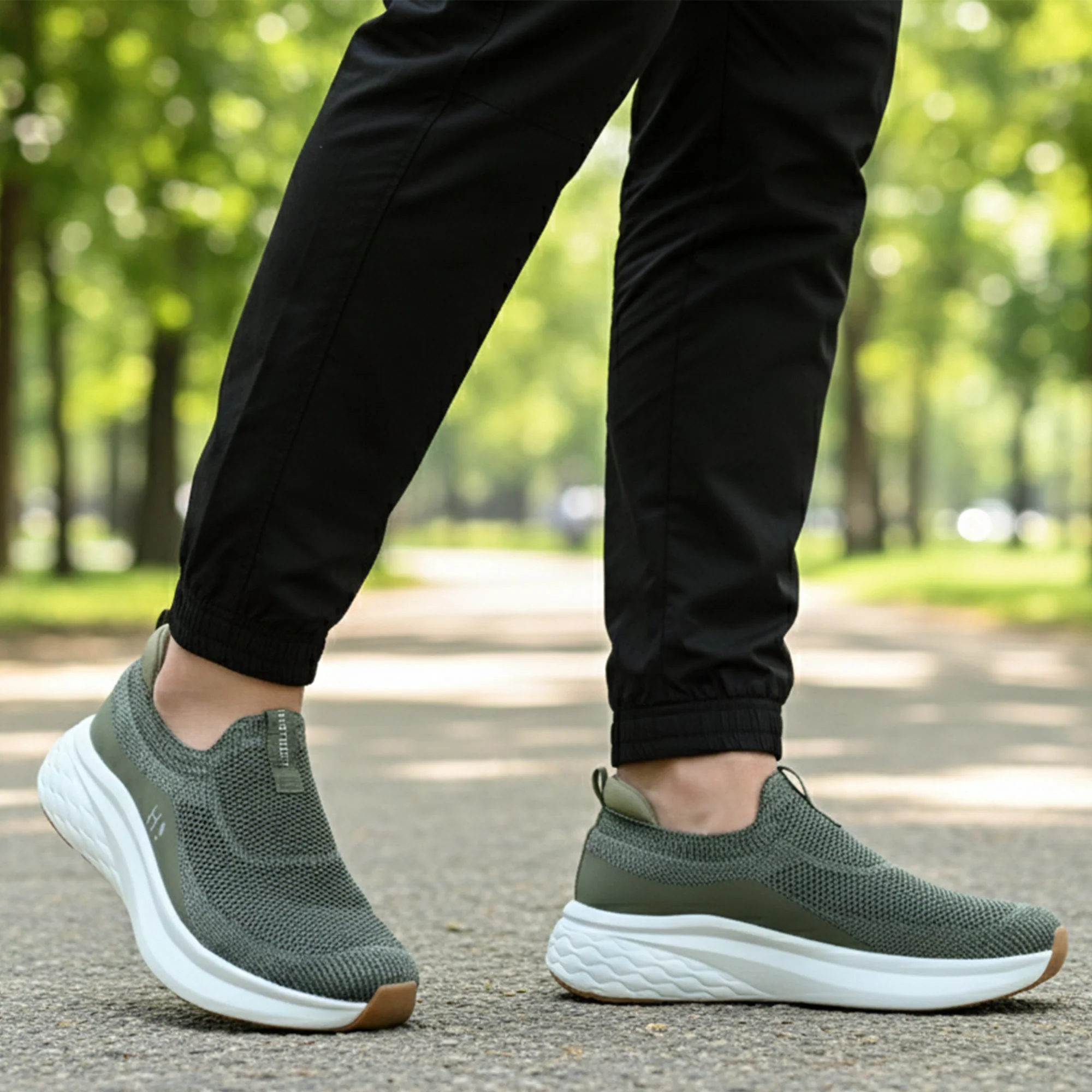 KNITED TECH SLIP IN SHOES - Image 8