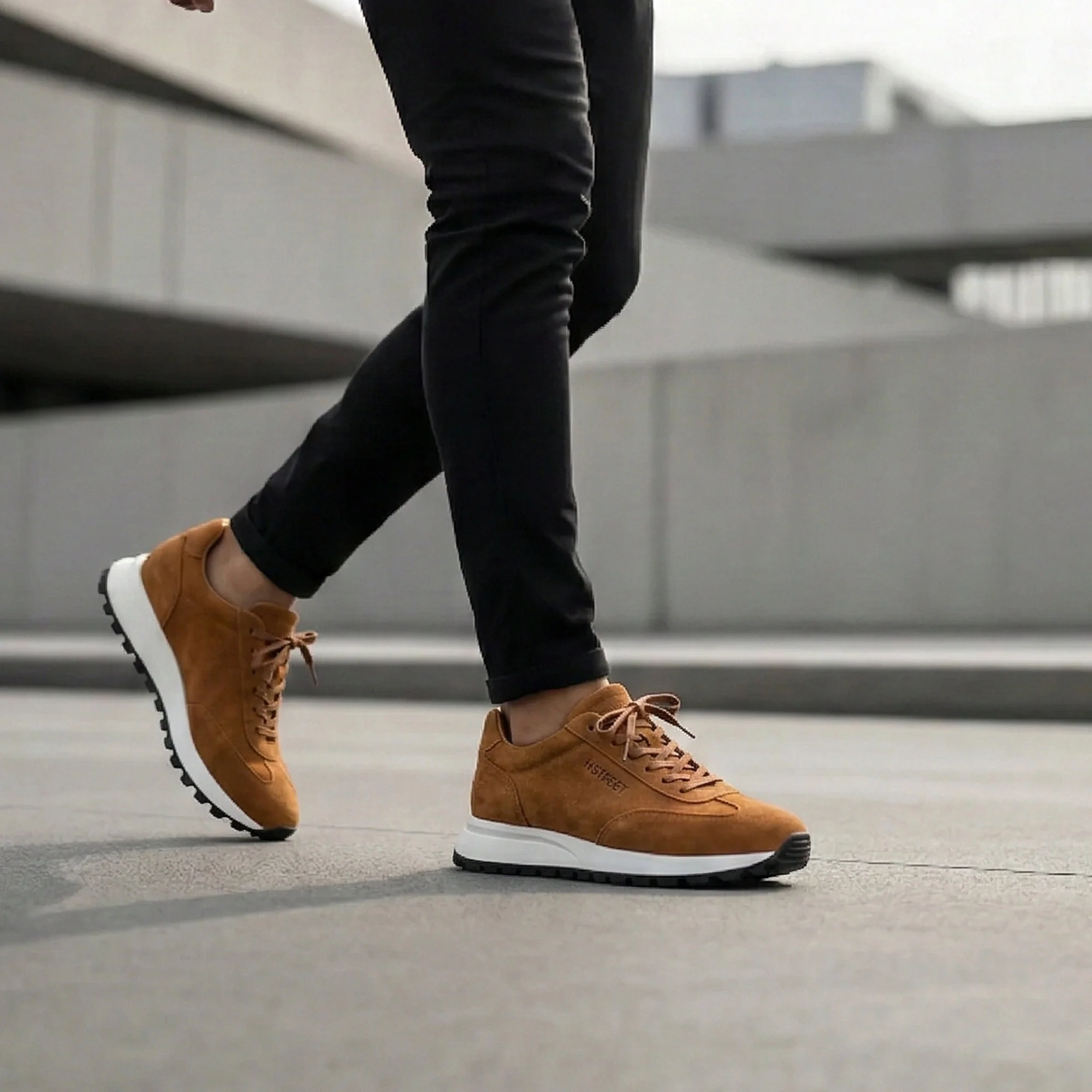 RETRO SUEDE LACE UP SHOES - Image 6