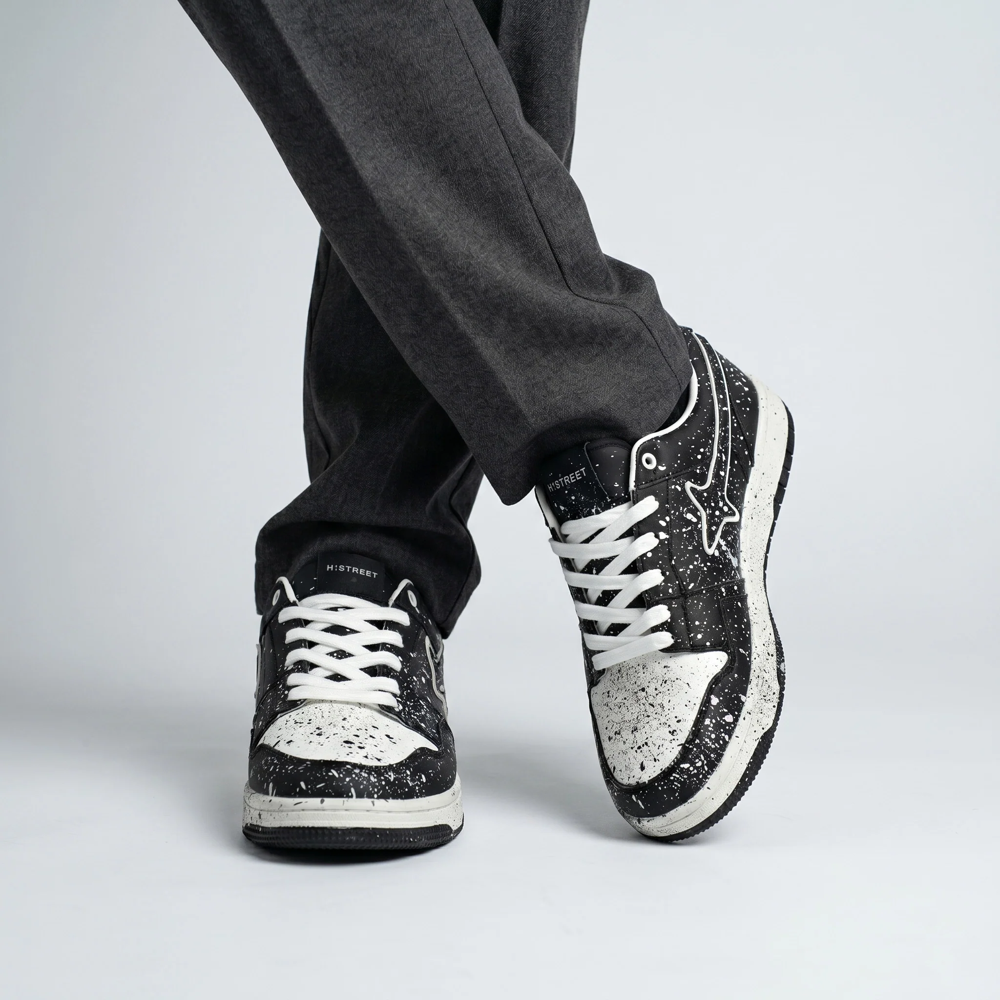 MULTI PIECE LACE UP SNEAKER - Image 2