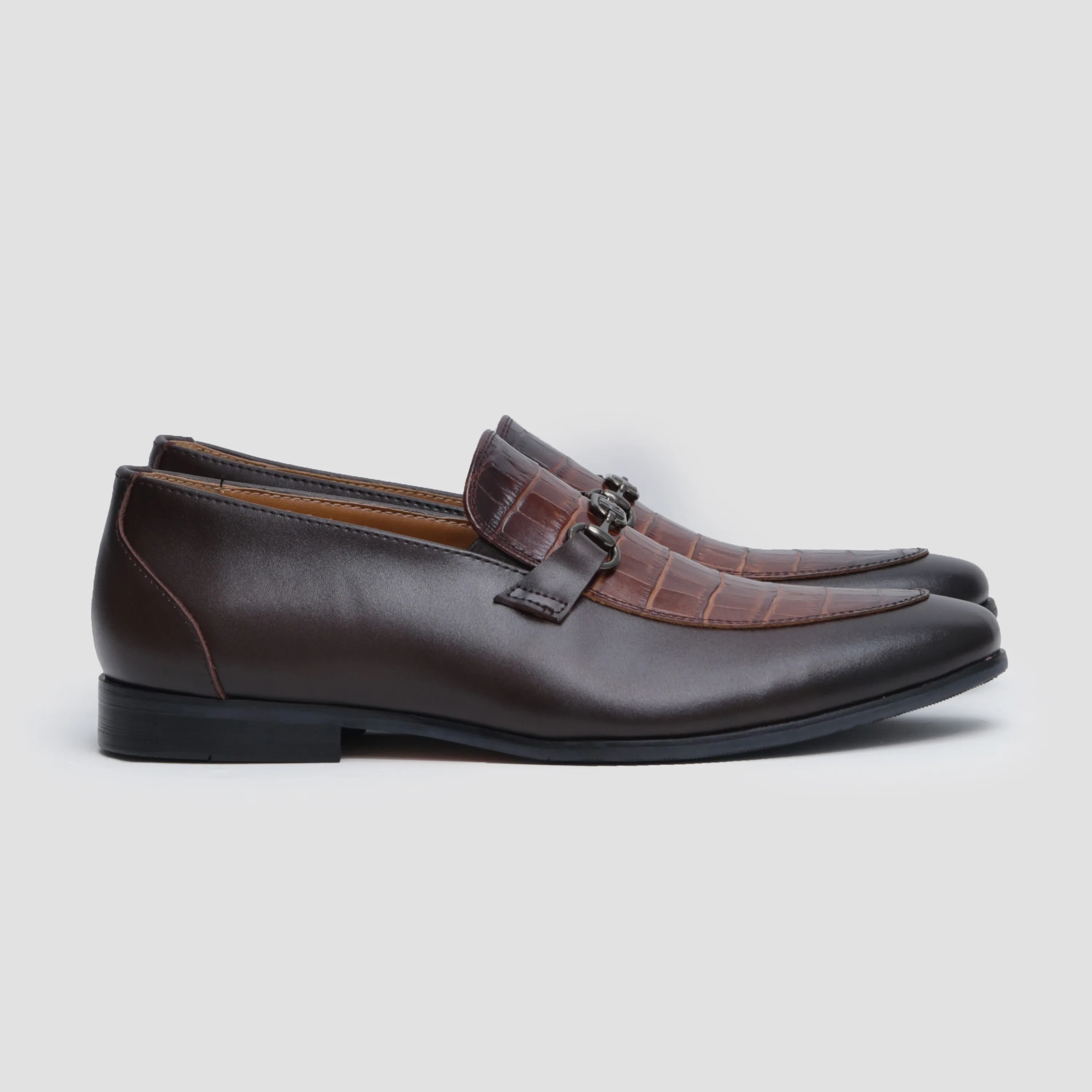 MULTI LEATHER EMBOSSED SHOES - Image 2