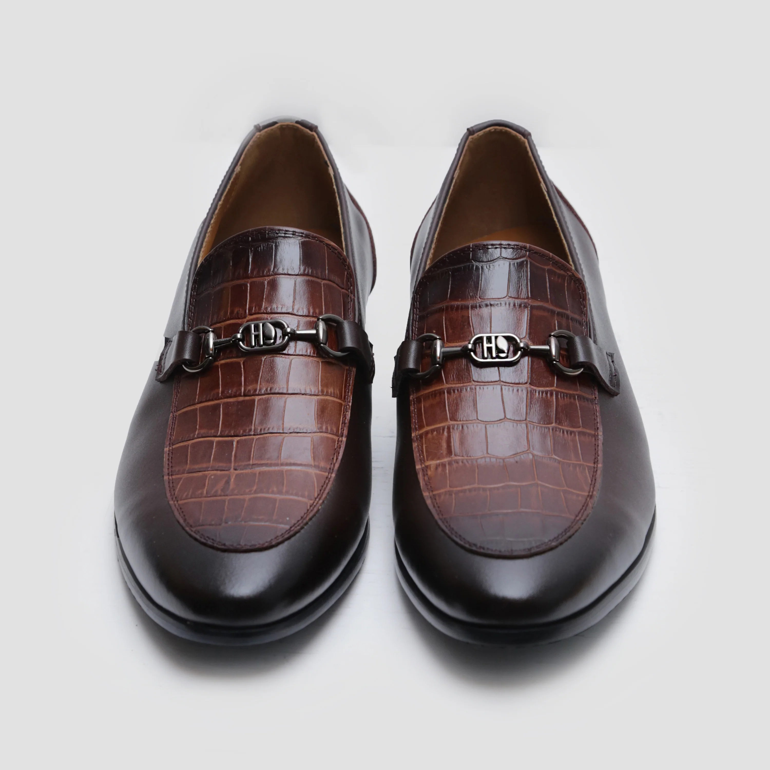 MULTI LEATHER EMBOSSED SHOES - Image 4