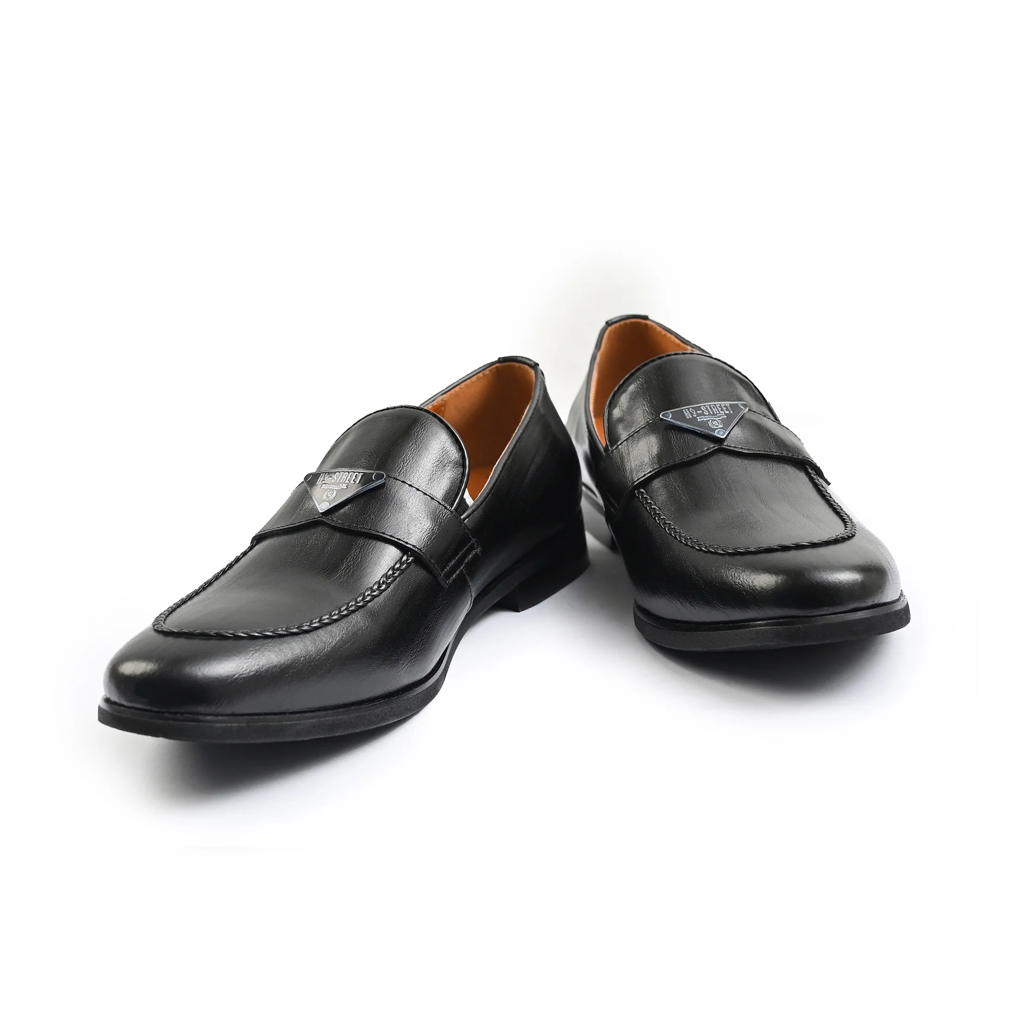 BLACK SNAFFLE TRIM SHOES - Image 4