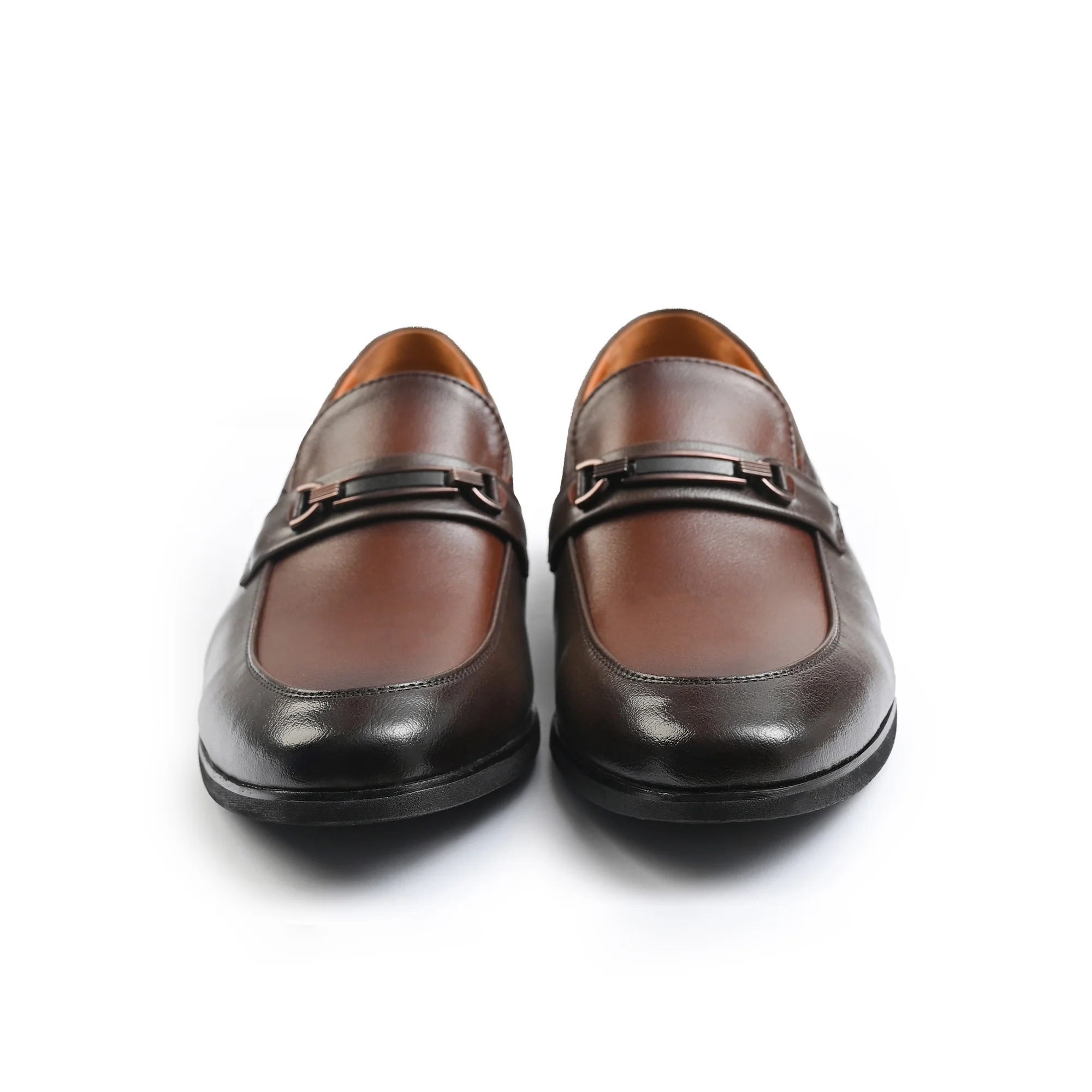 BROWN SNAFFLE TRIM SHOES - Image 2