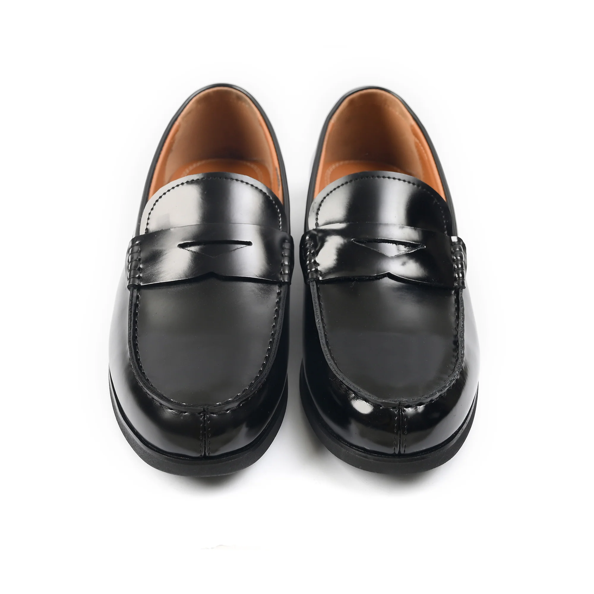 BLACK PATEND LEATHER LOAFER - Image 2