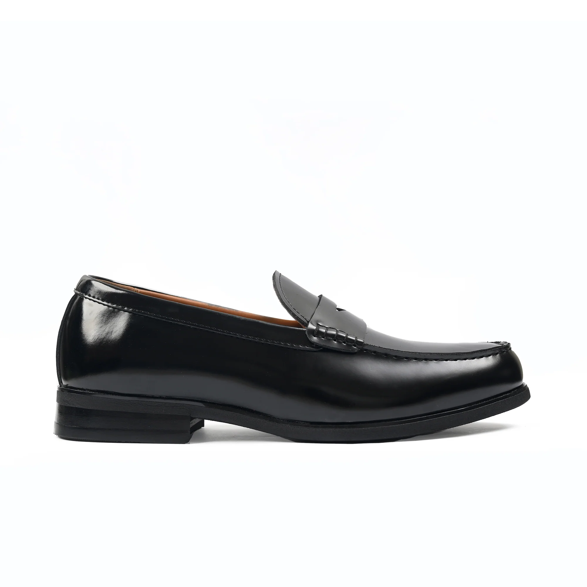 BLACK PATEND LEATHER LOAFER - Image 3