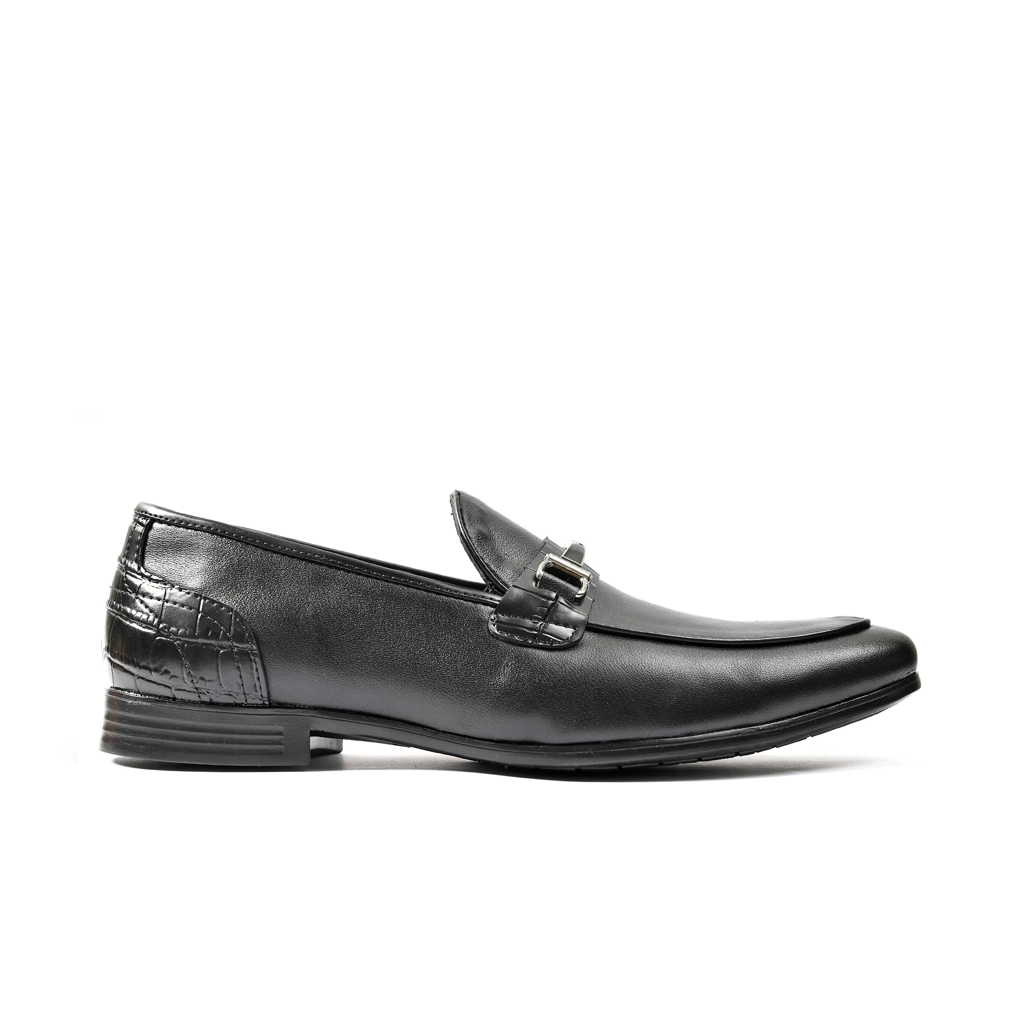BLACK ANILINE LEATHER SHOES - Image 3