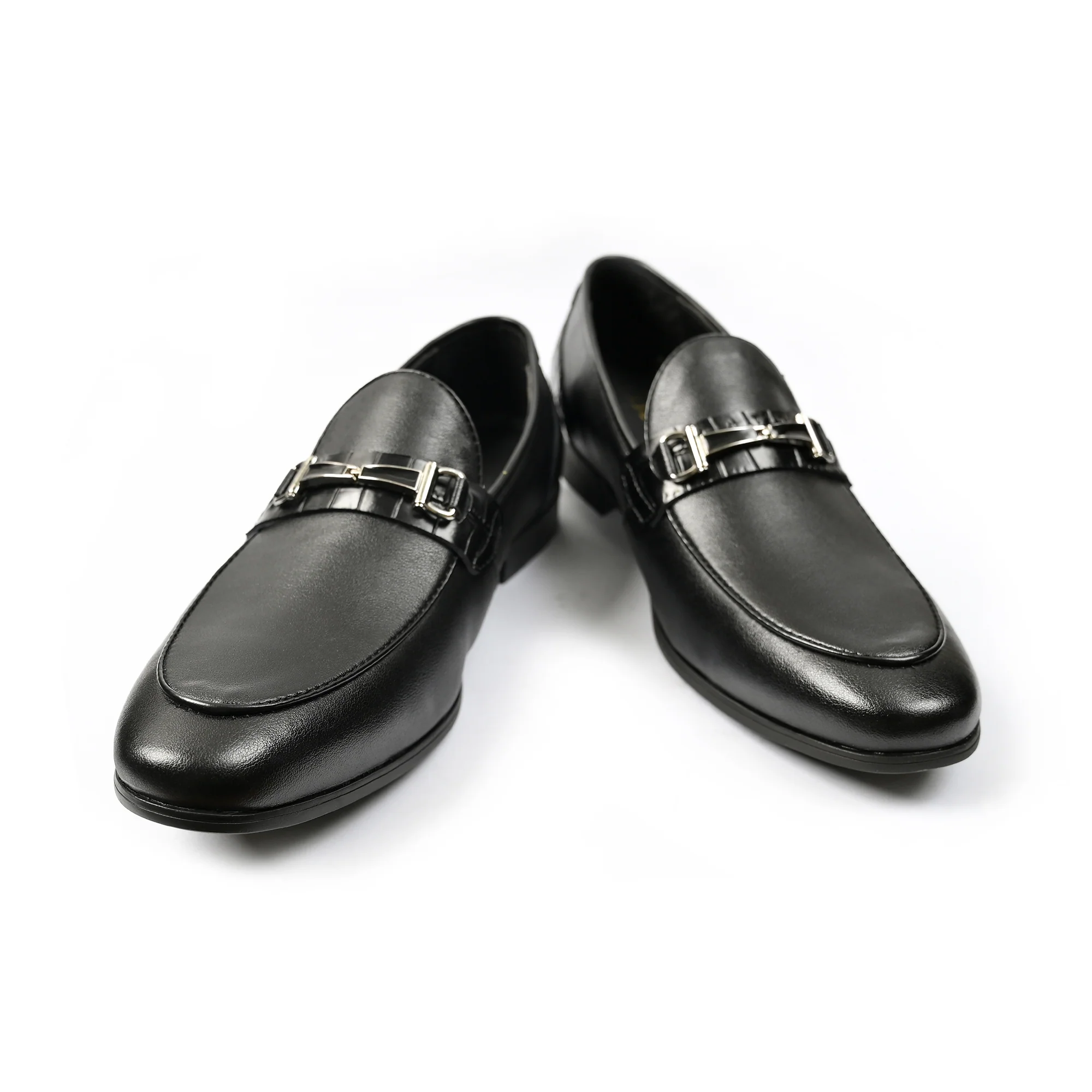 BLACK ANILINE LEATHER SHOES - Image 5