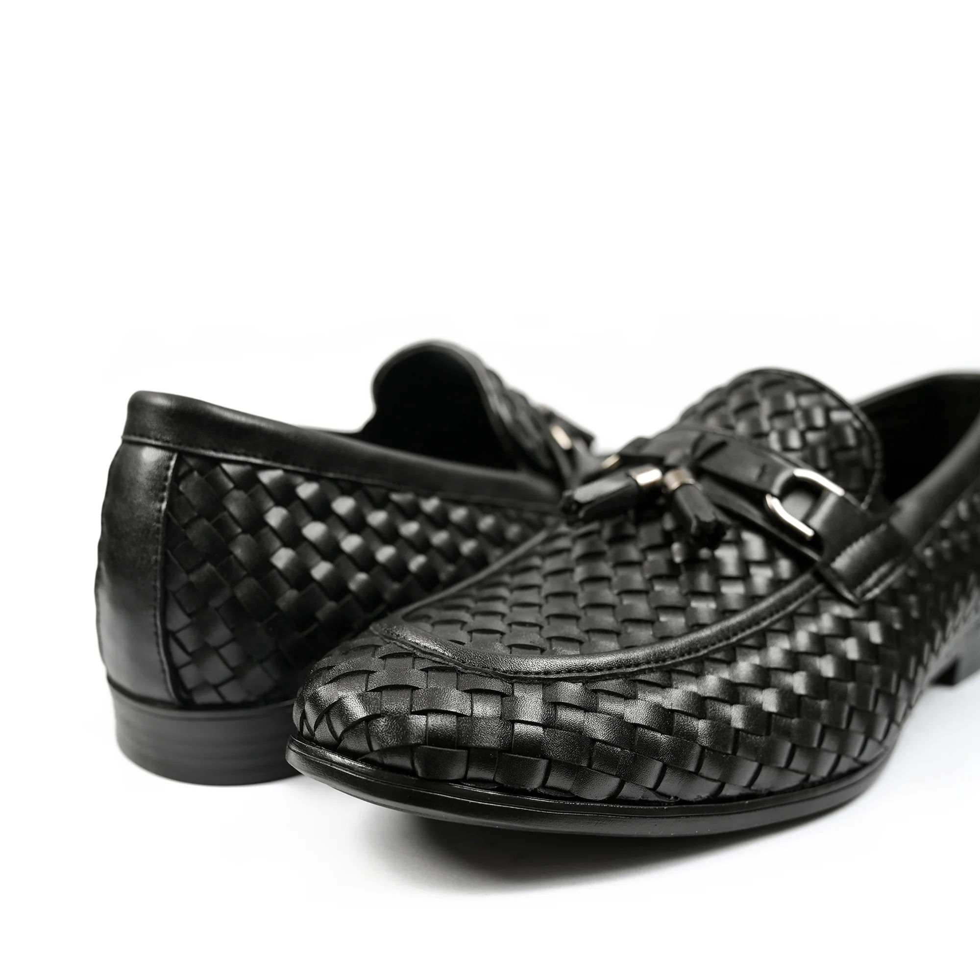 BLACK BRAIDED SHOES - Image 5