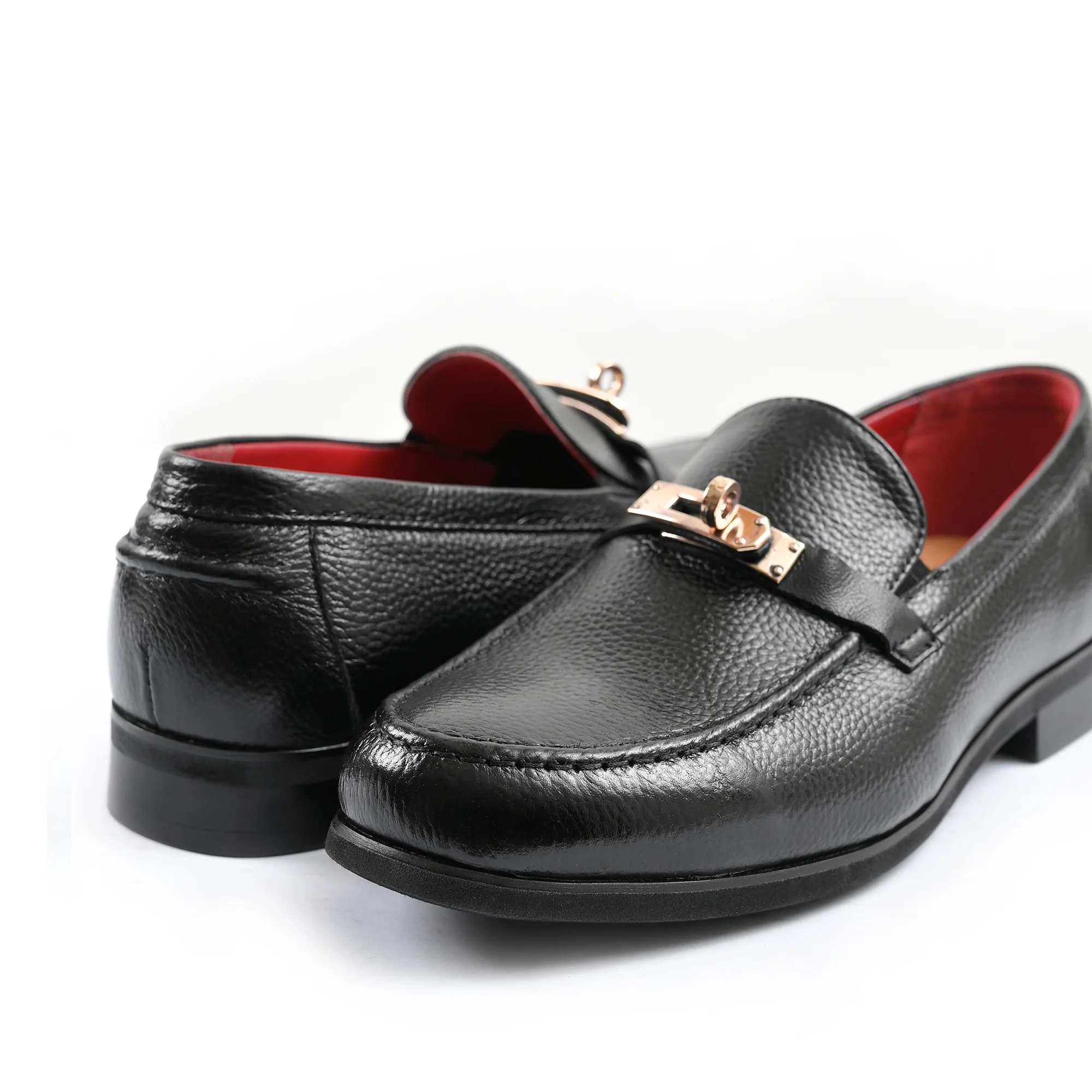 BLACK TEXTURED COMFY SHOES - Image 4