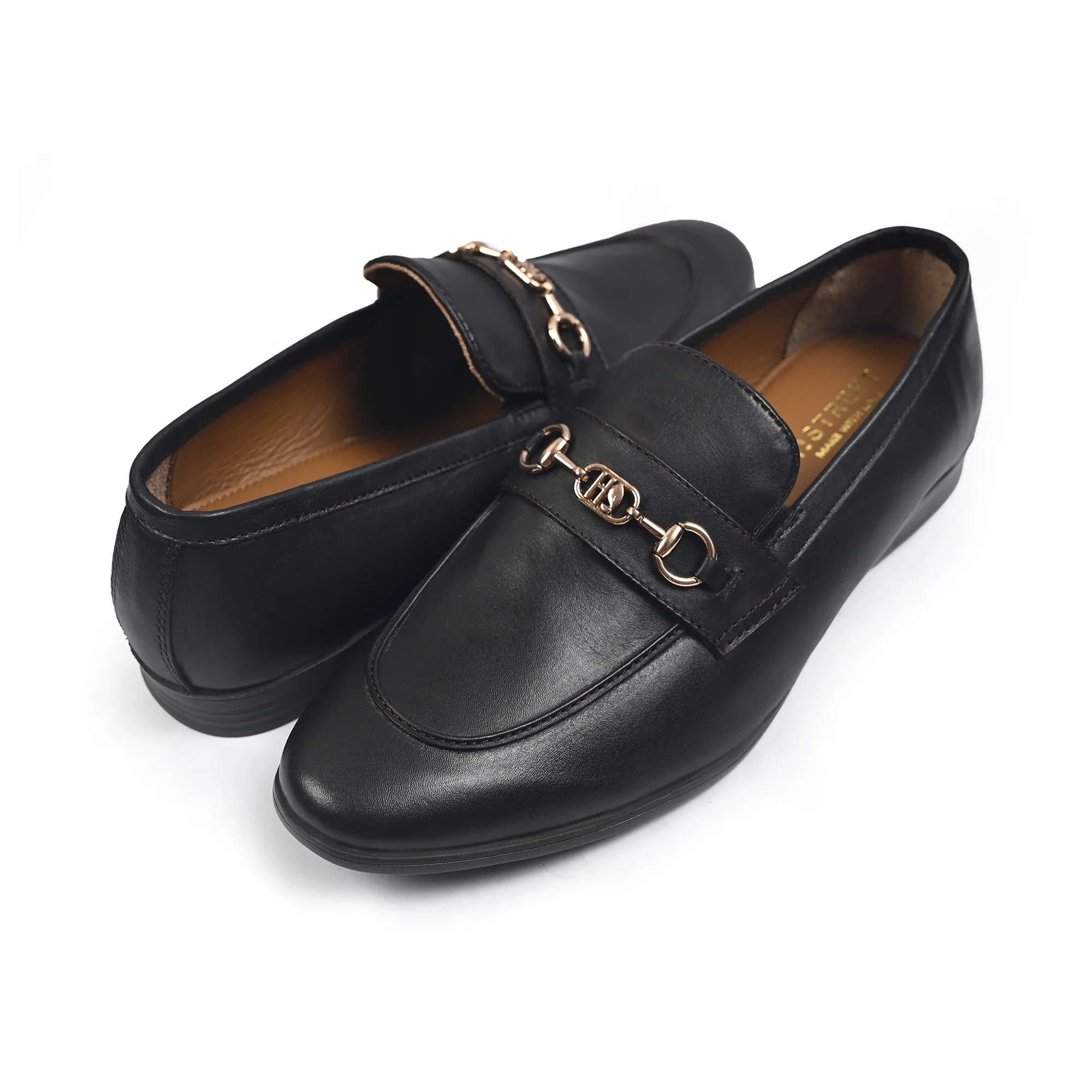 PREMIUM PLAIN LEATHER SHOES - Image 4
