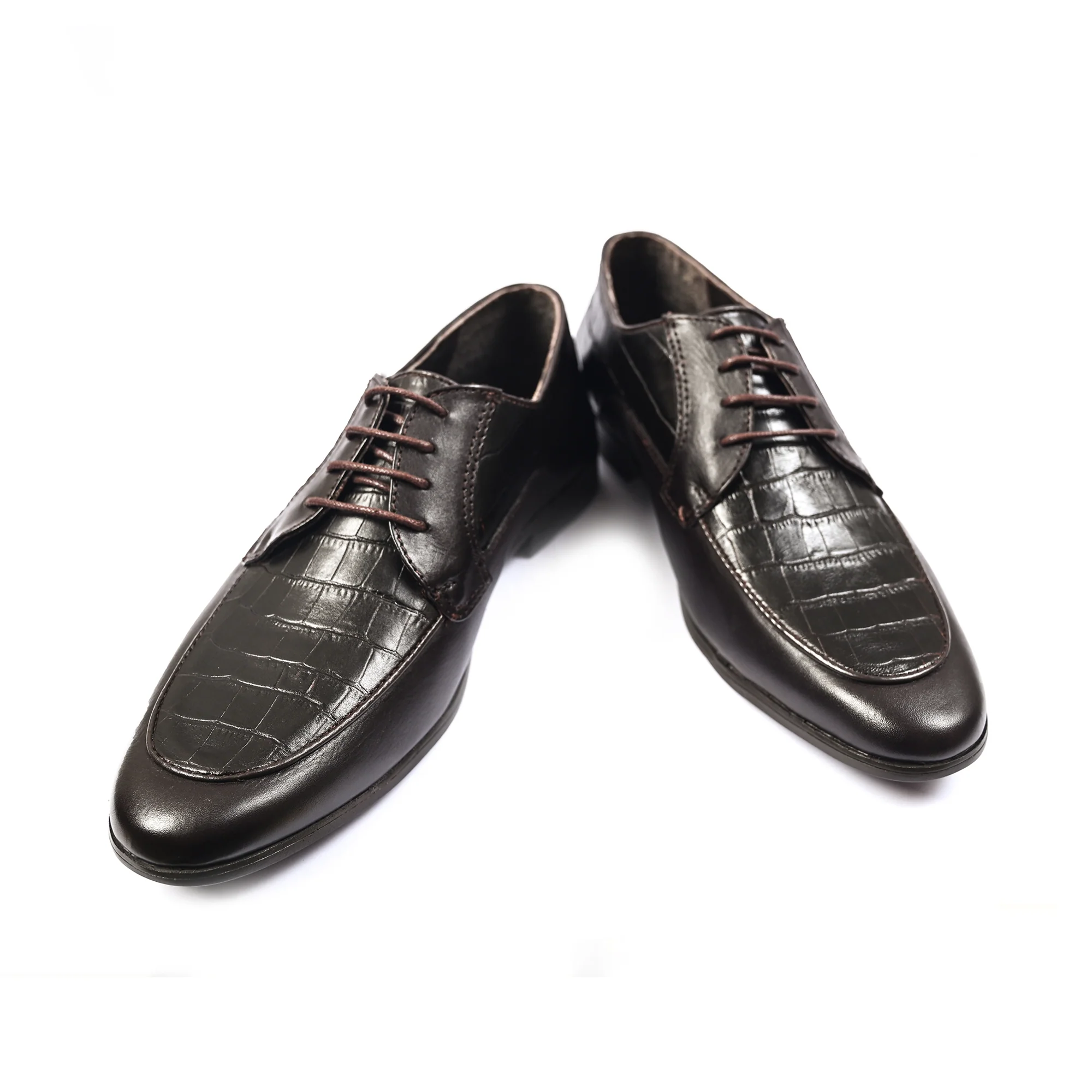SPLIT LEATHER LACE UP SHOES - Image 5