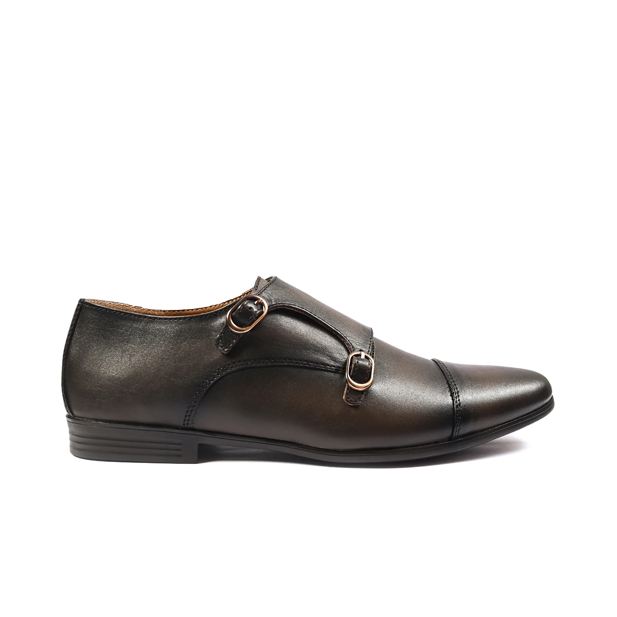 DOUBLE MONK LEATHER SHOE - Image 3