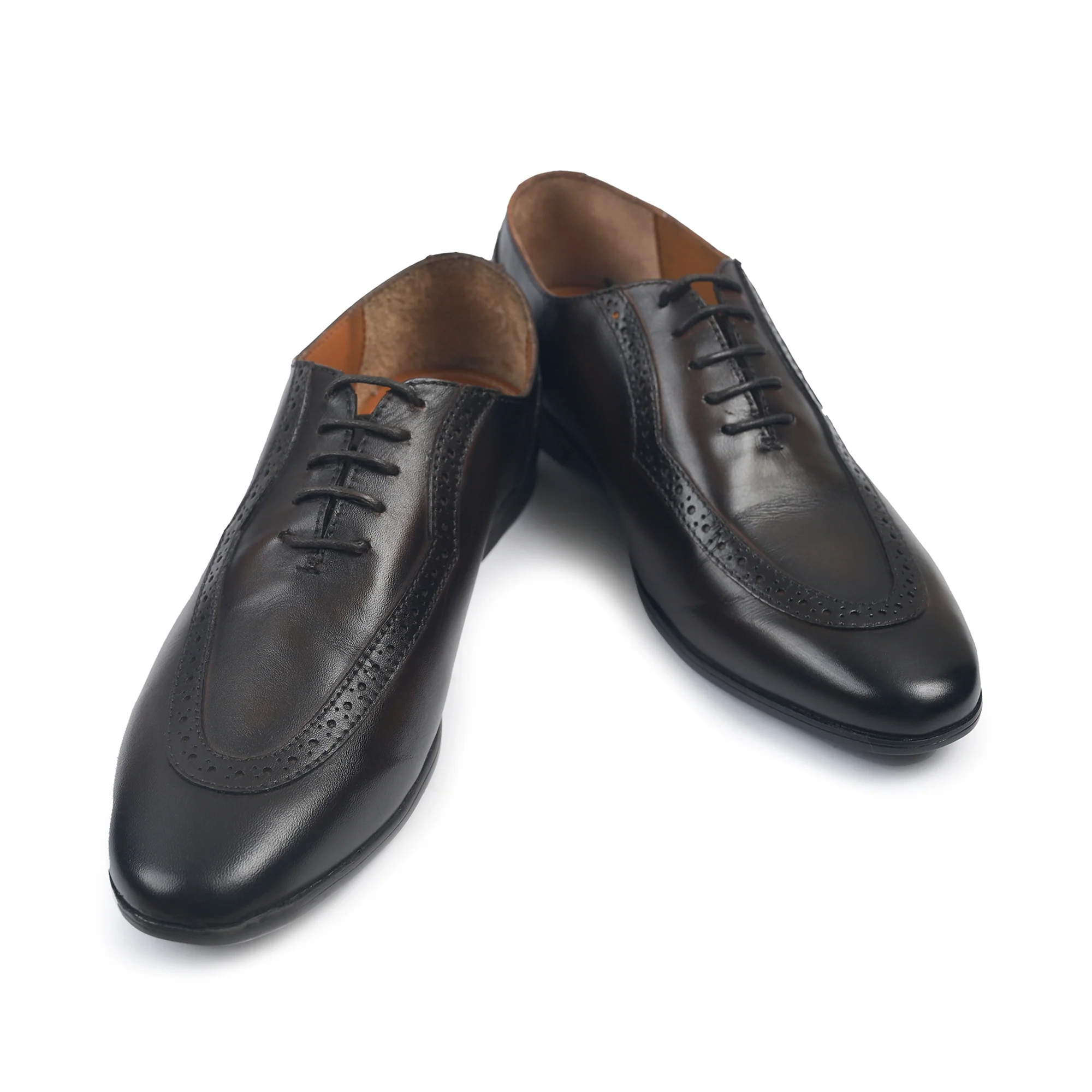 LACE UP TWO TONE SHOES - Image 5