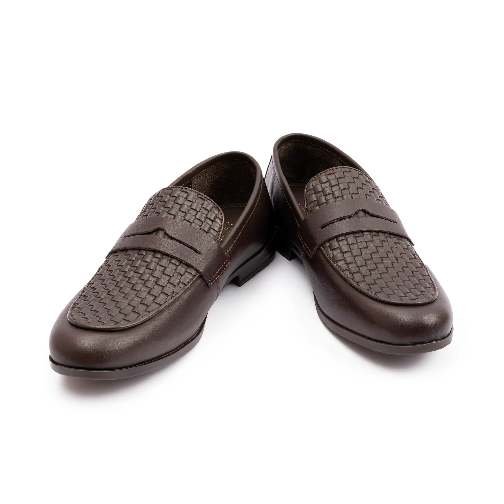 BRAIDED VAMP LEATHER SHOES - Image 5