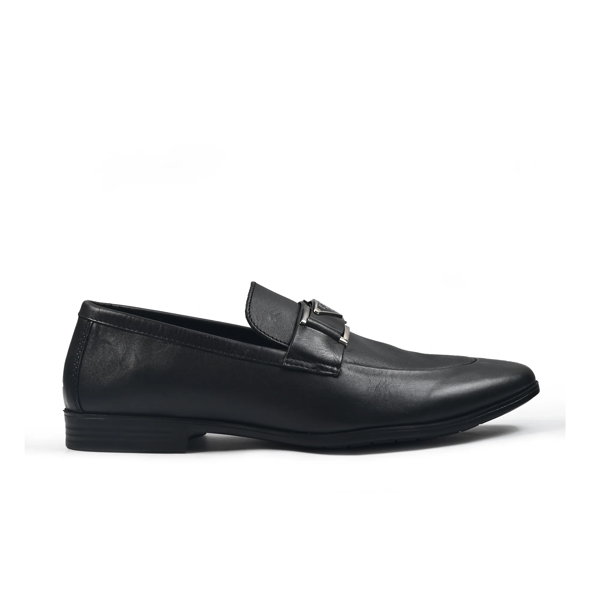 BLACK ANILINE LEATHER SHOES - Image 3