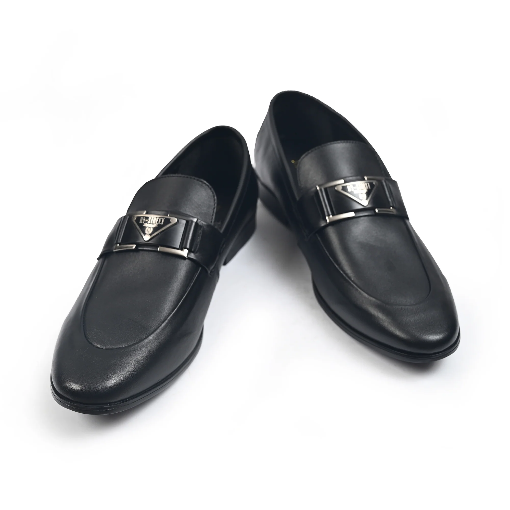 BLACK ANILINE LEATHER SHOES - Image 5