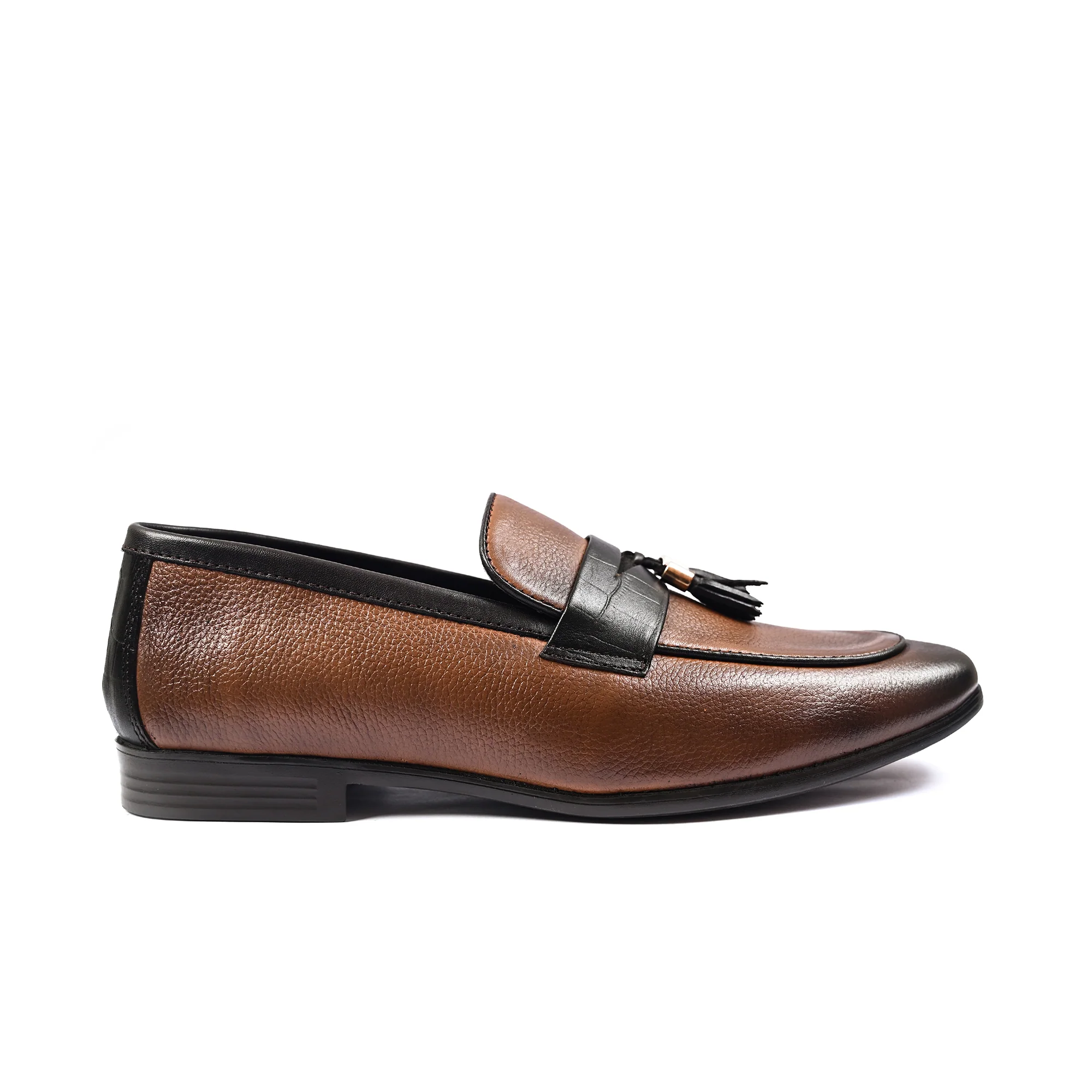 MUSTARD MILD LEATHER SLIP ONS - Image 3