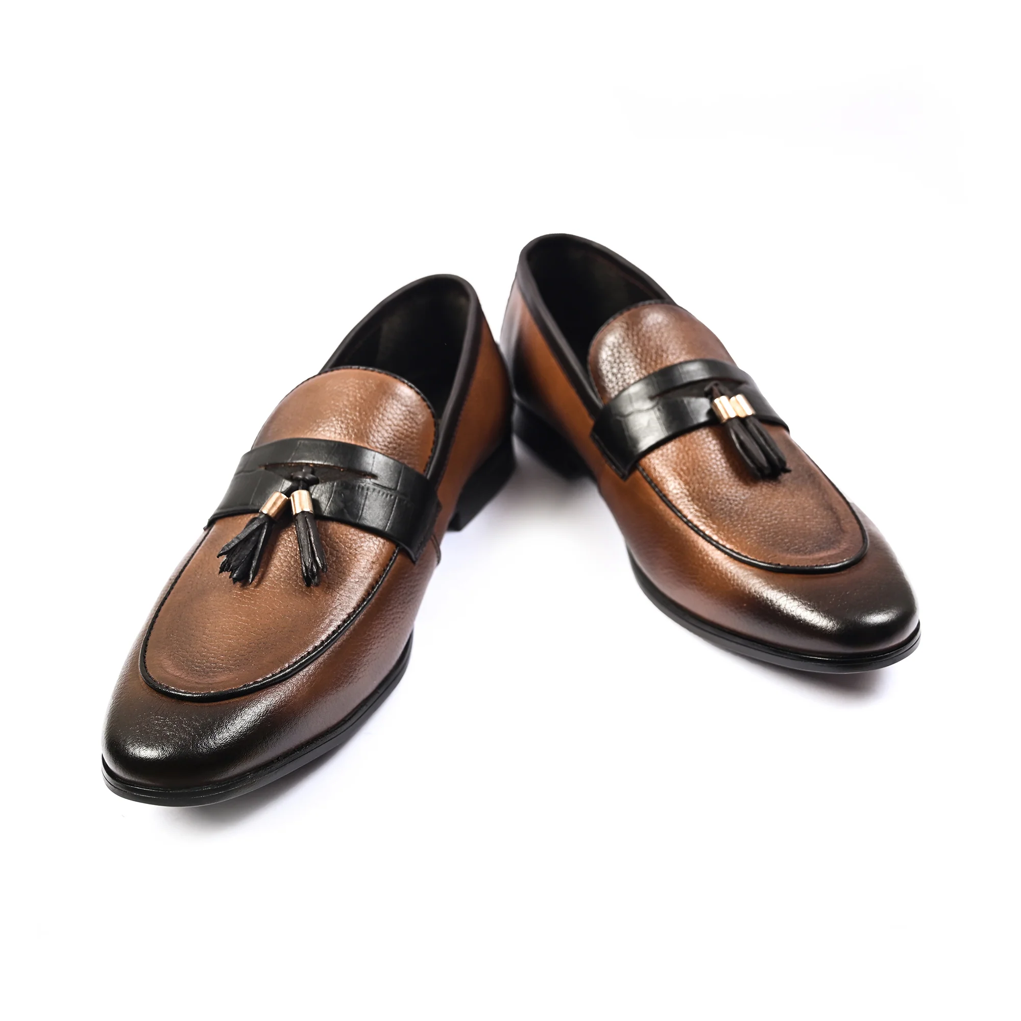 MUSTARD MILD LEATHER SLIP ONS - Image 5