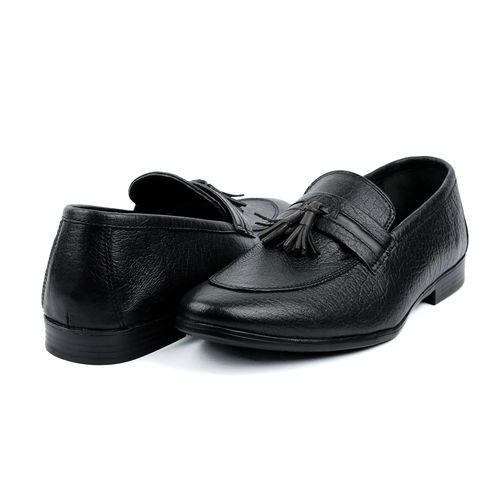 CONTRAST TASSEL LEATHER SHOES - Image 5