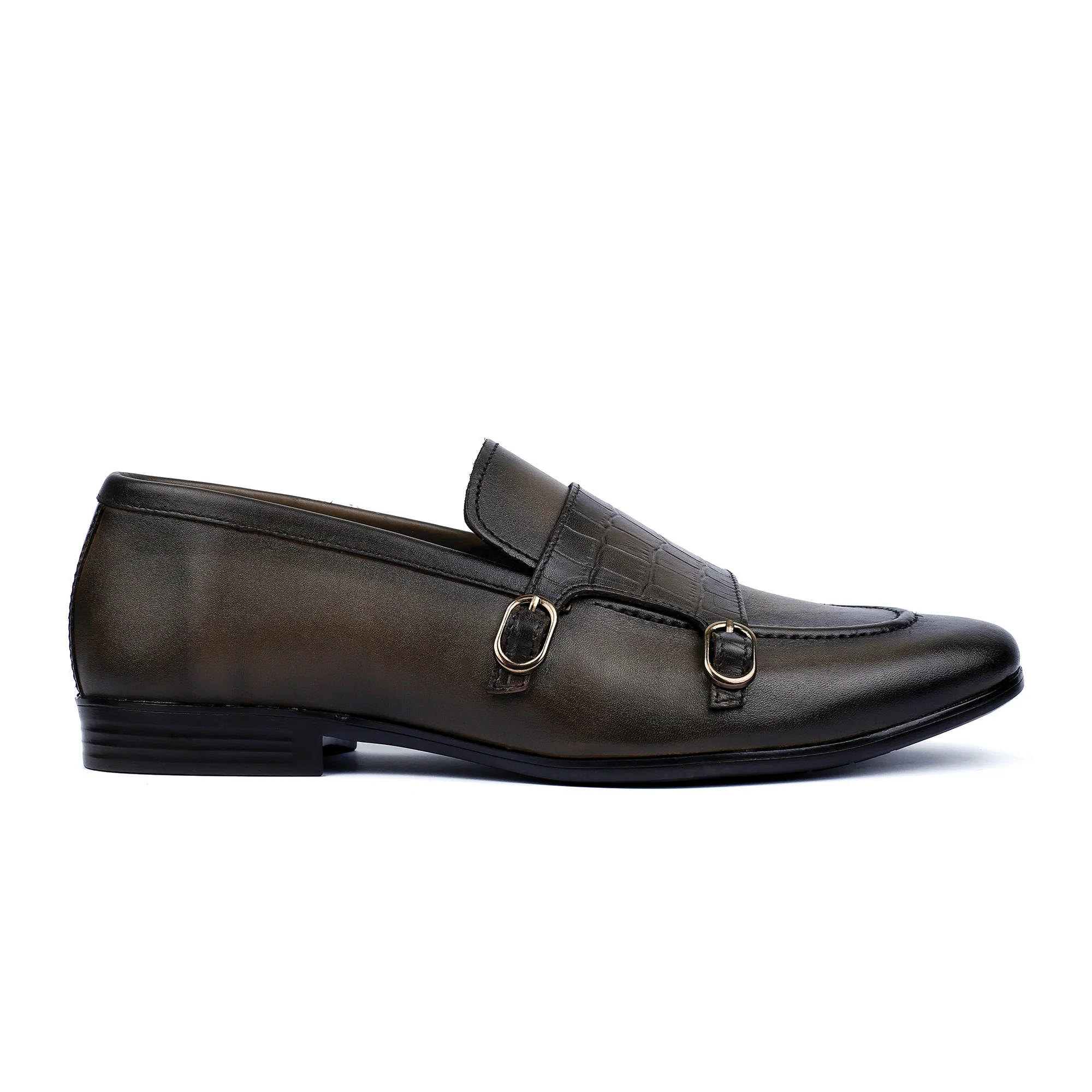 DOUBLE BUCKLE LEATHER SHOES - Image 4
