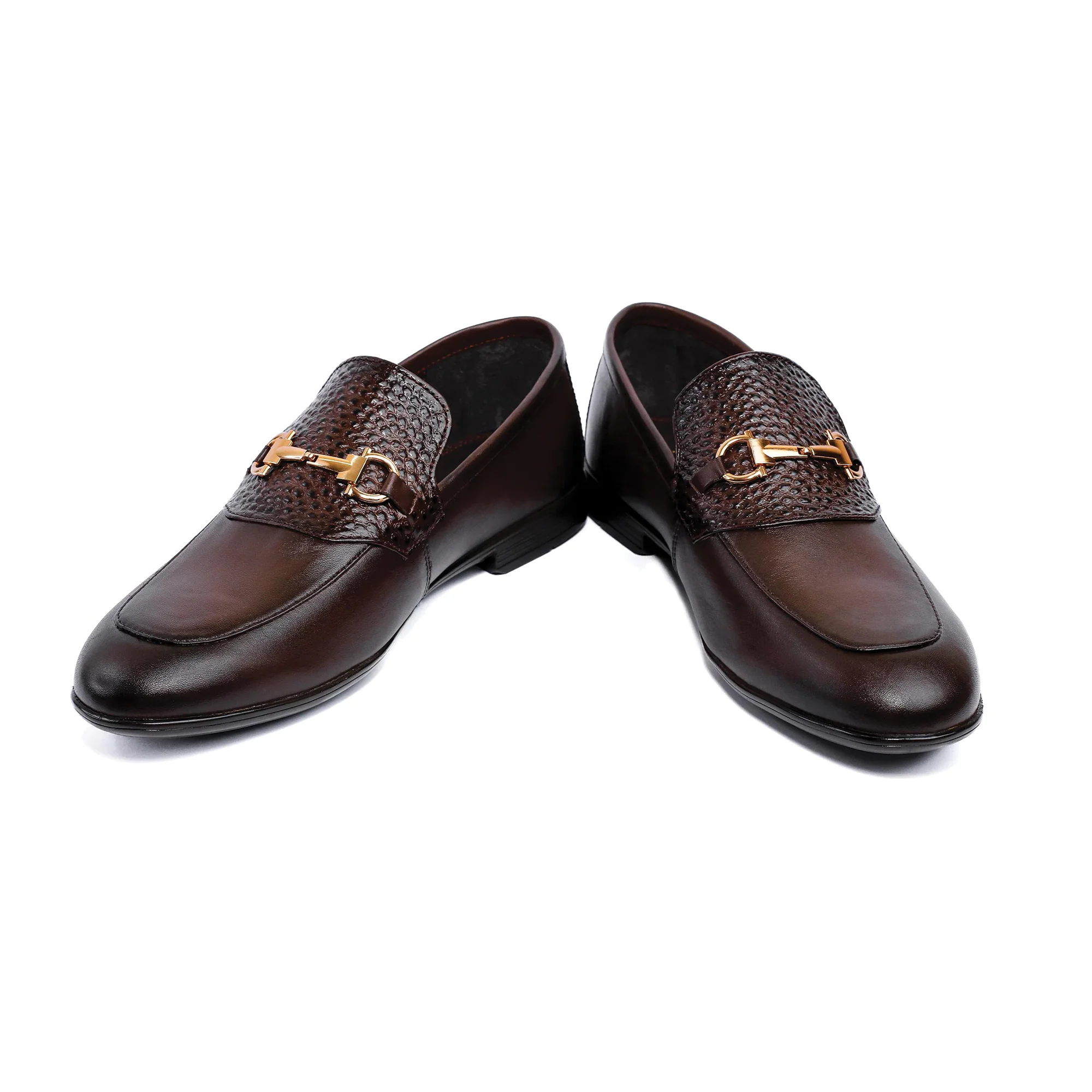 BROWN SPLIT LEATHER SHOES - Image 6