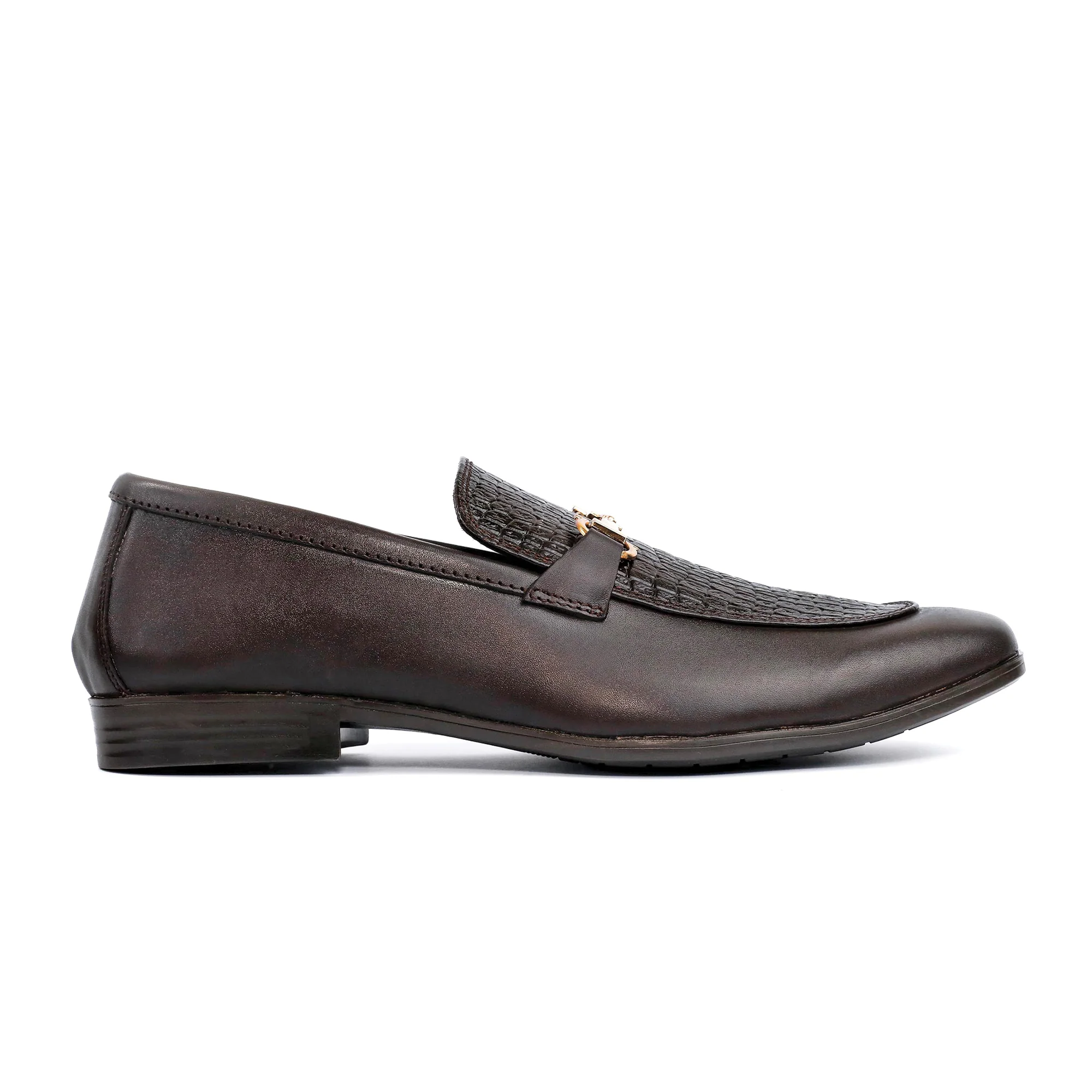 BROWN SPLIT LEATHER SHOES - Image 4