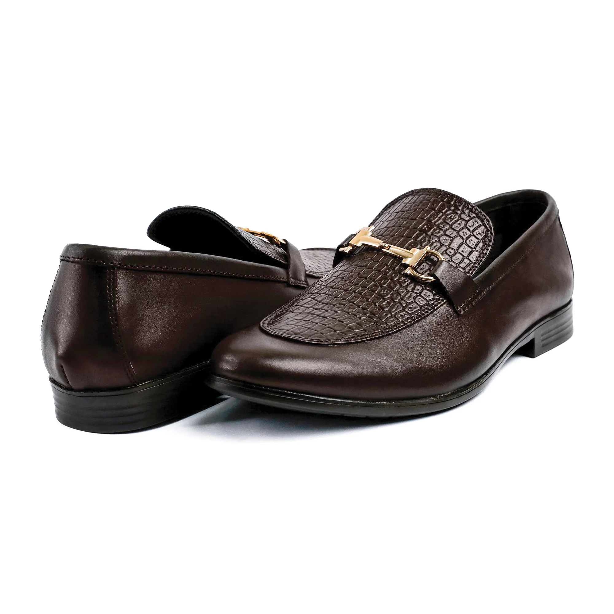 BROWN SPLIT LEATHER SHOES - Image 5