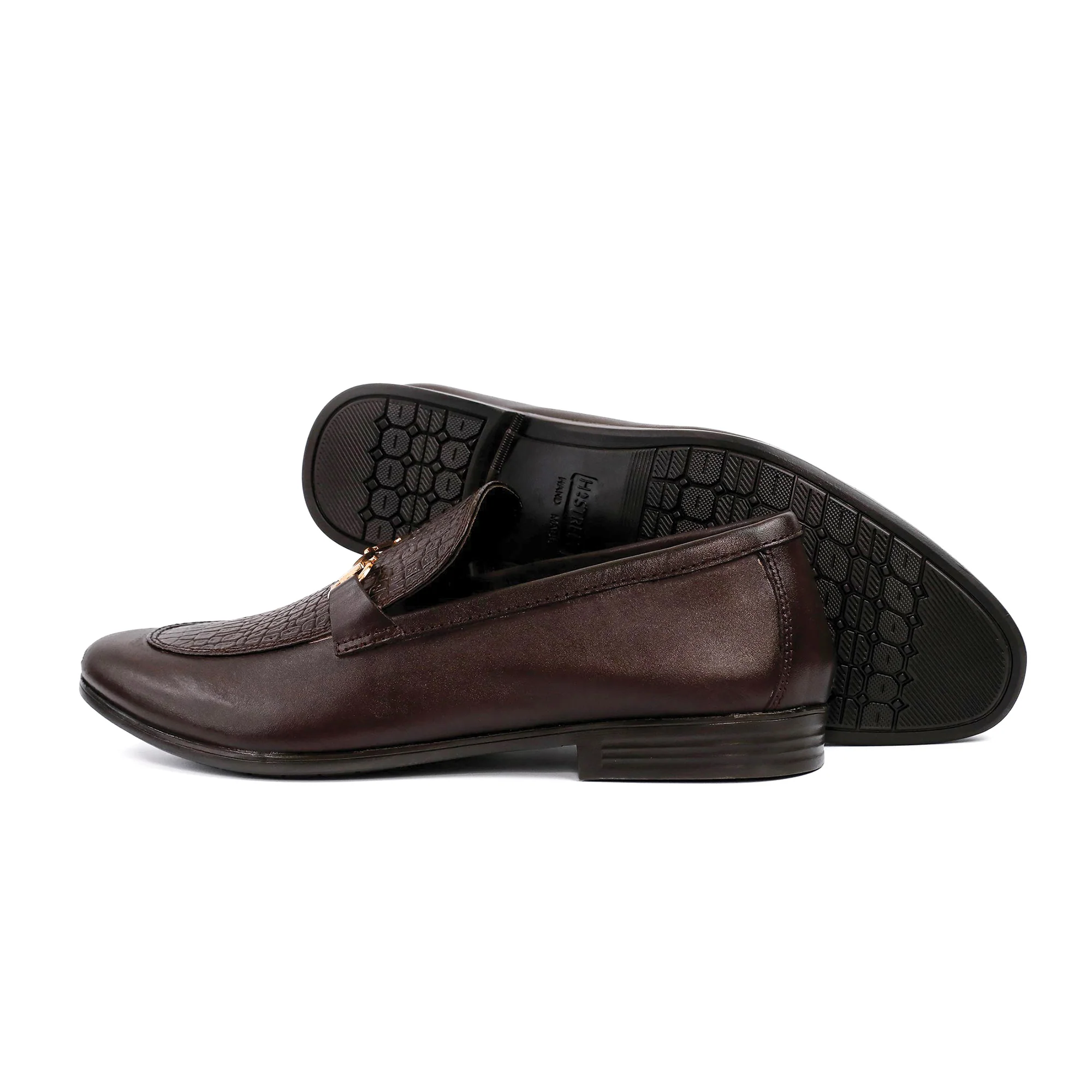 BROWN SPLIT LEATHER SHOES - Image 7