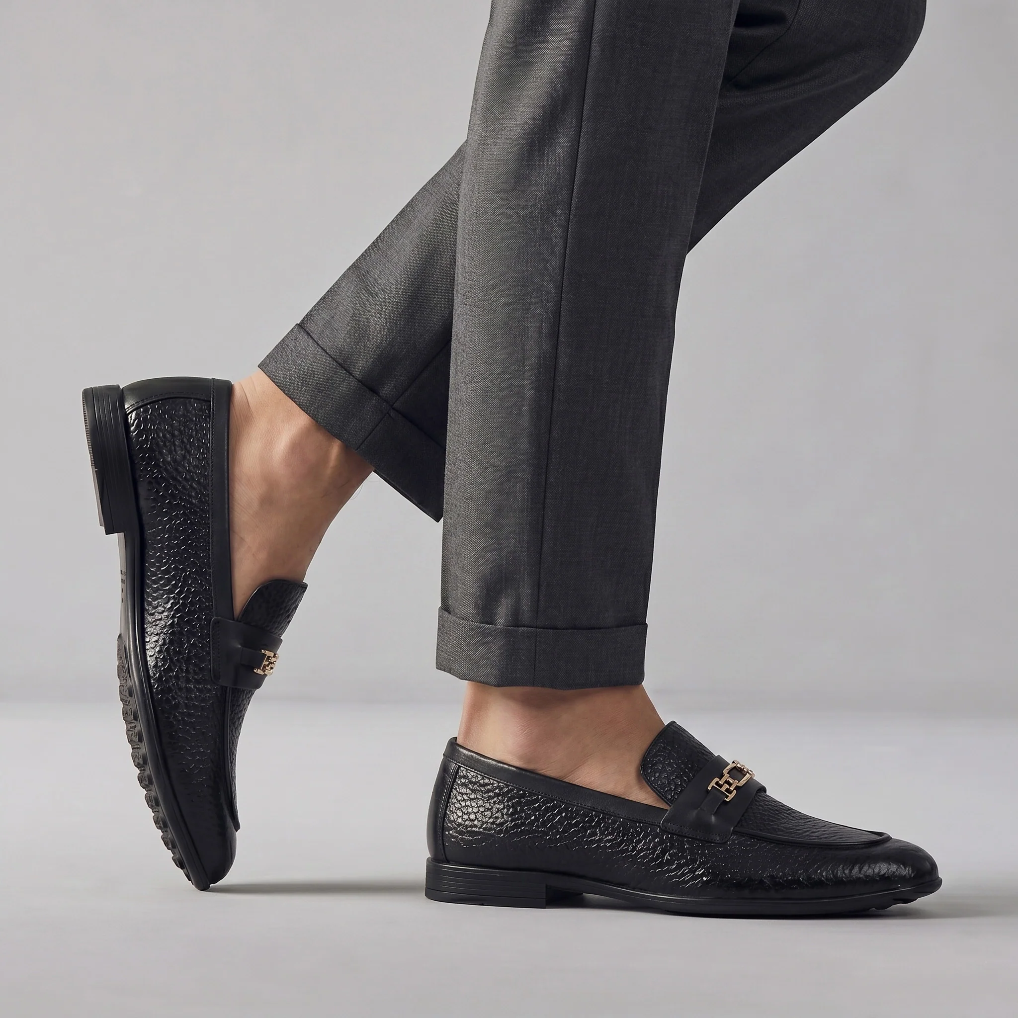 BLACK PATENT LEATHER SHOES - Image 6