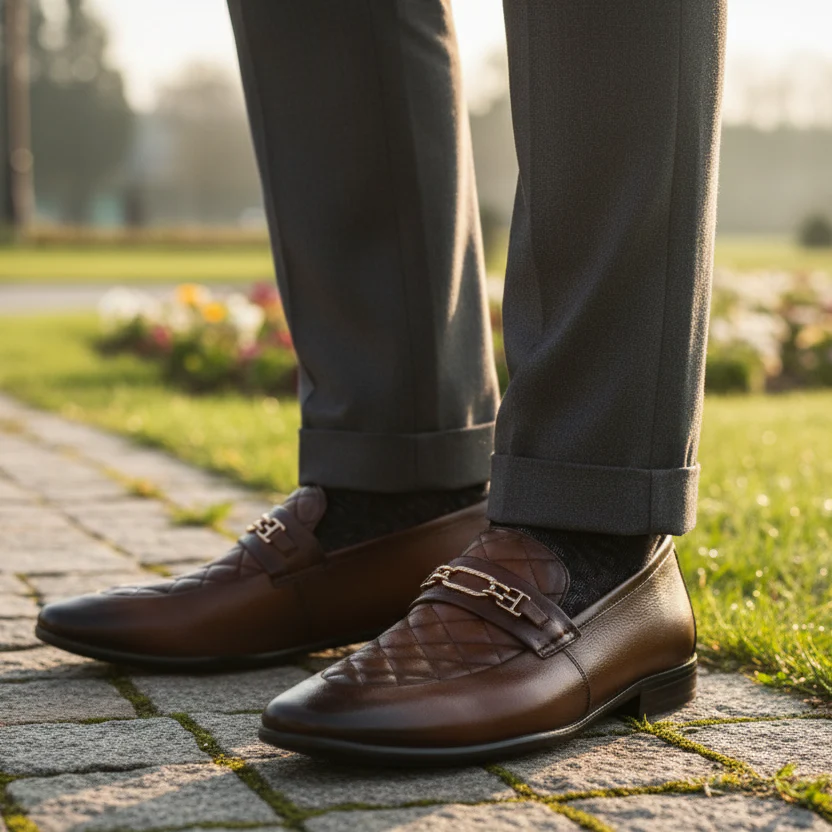 SHEEP LEATHER CLASSIC SHOES - Image 9