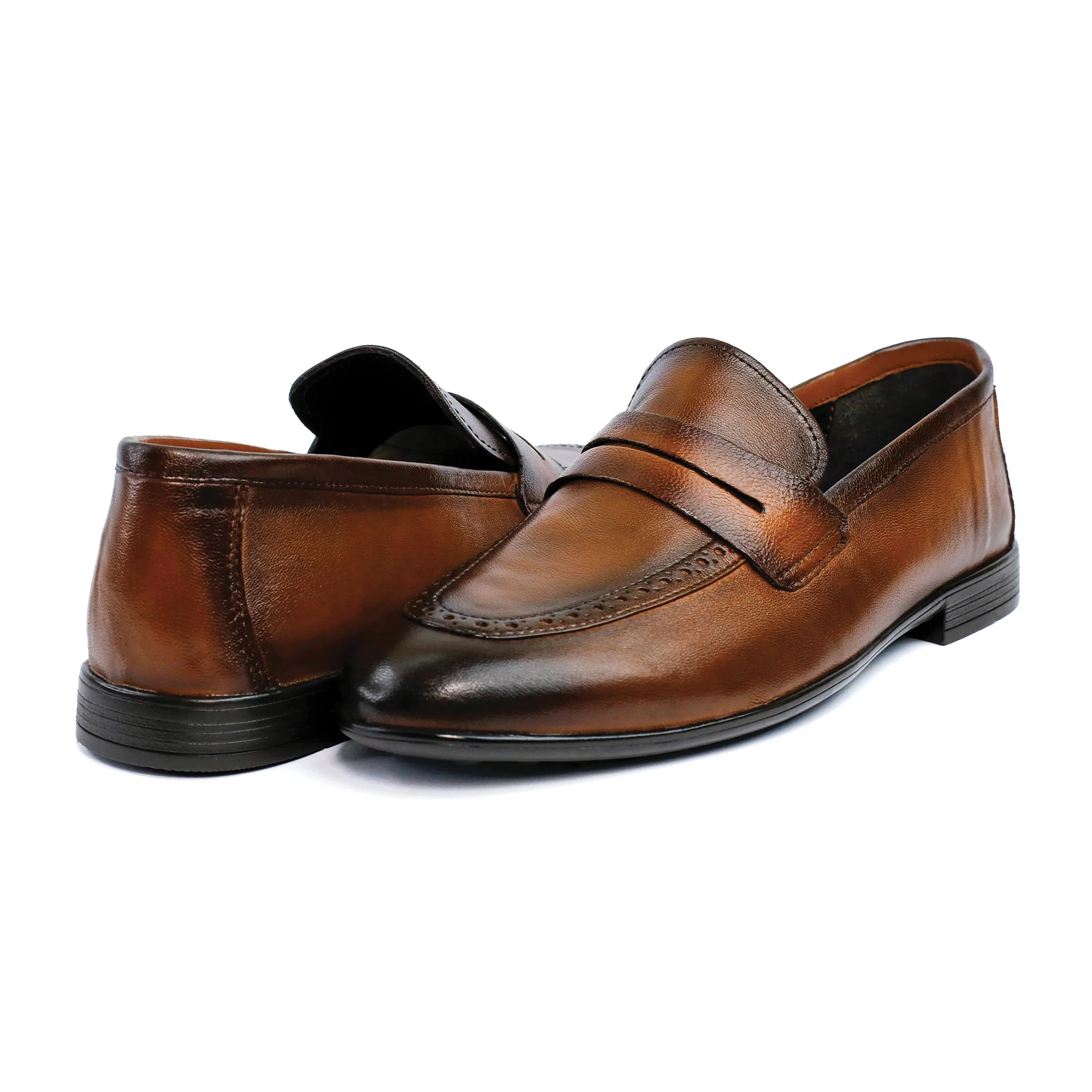 BROWN SHEEP LEATHER SHOES - Image 5