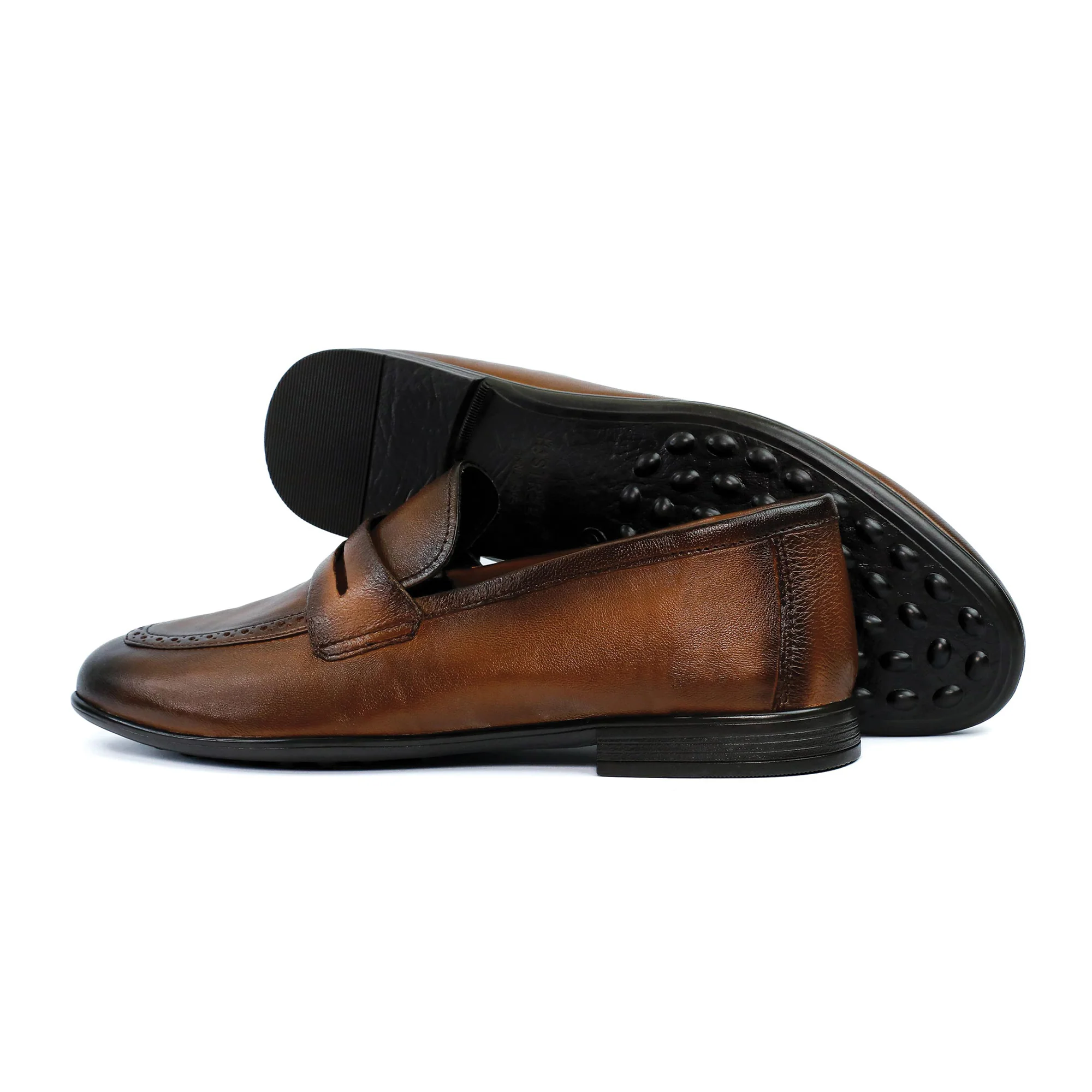 BROWN SHEEP LEATHER SHOES - Image 6