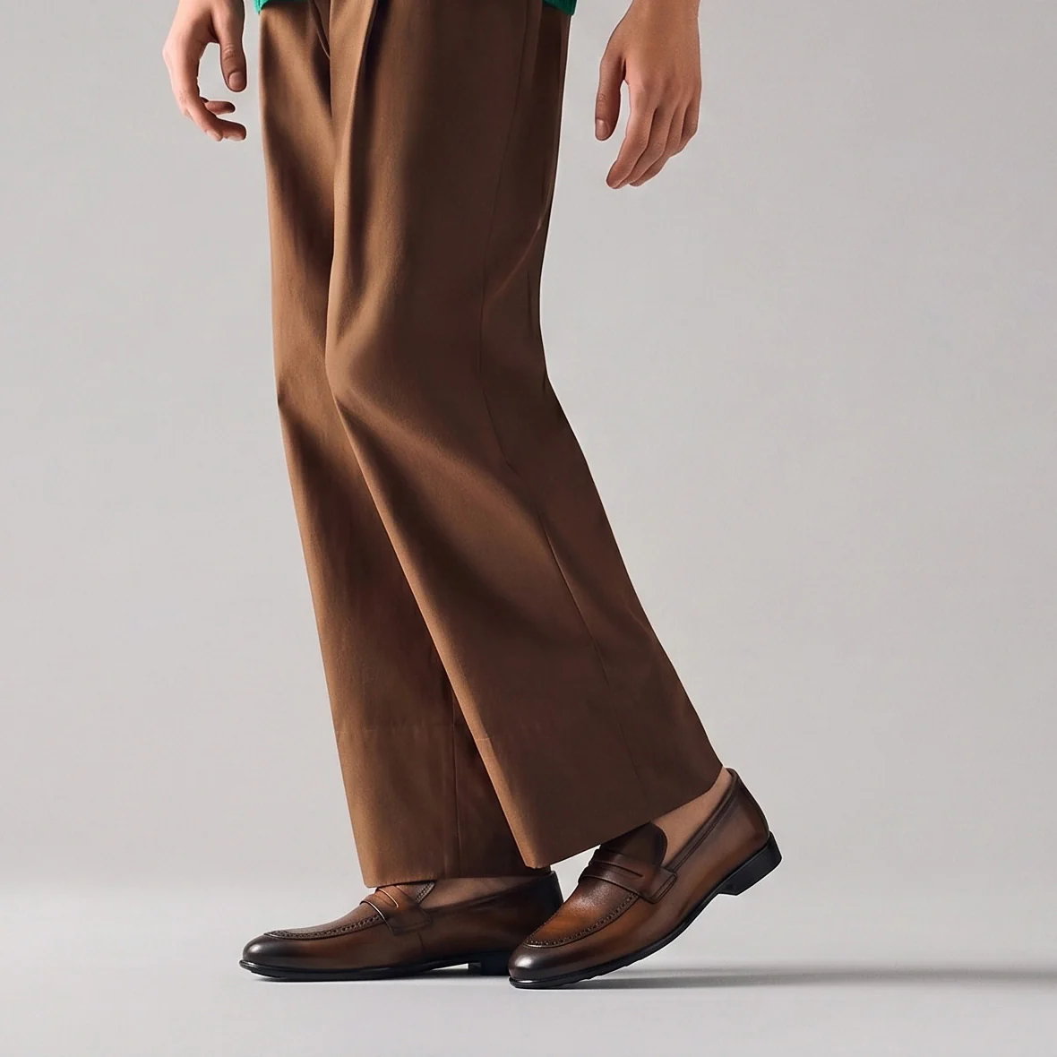 BROWN SHEEP LEATHER SHOES - Image 8