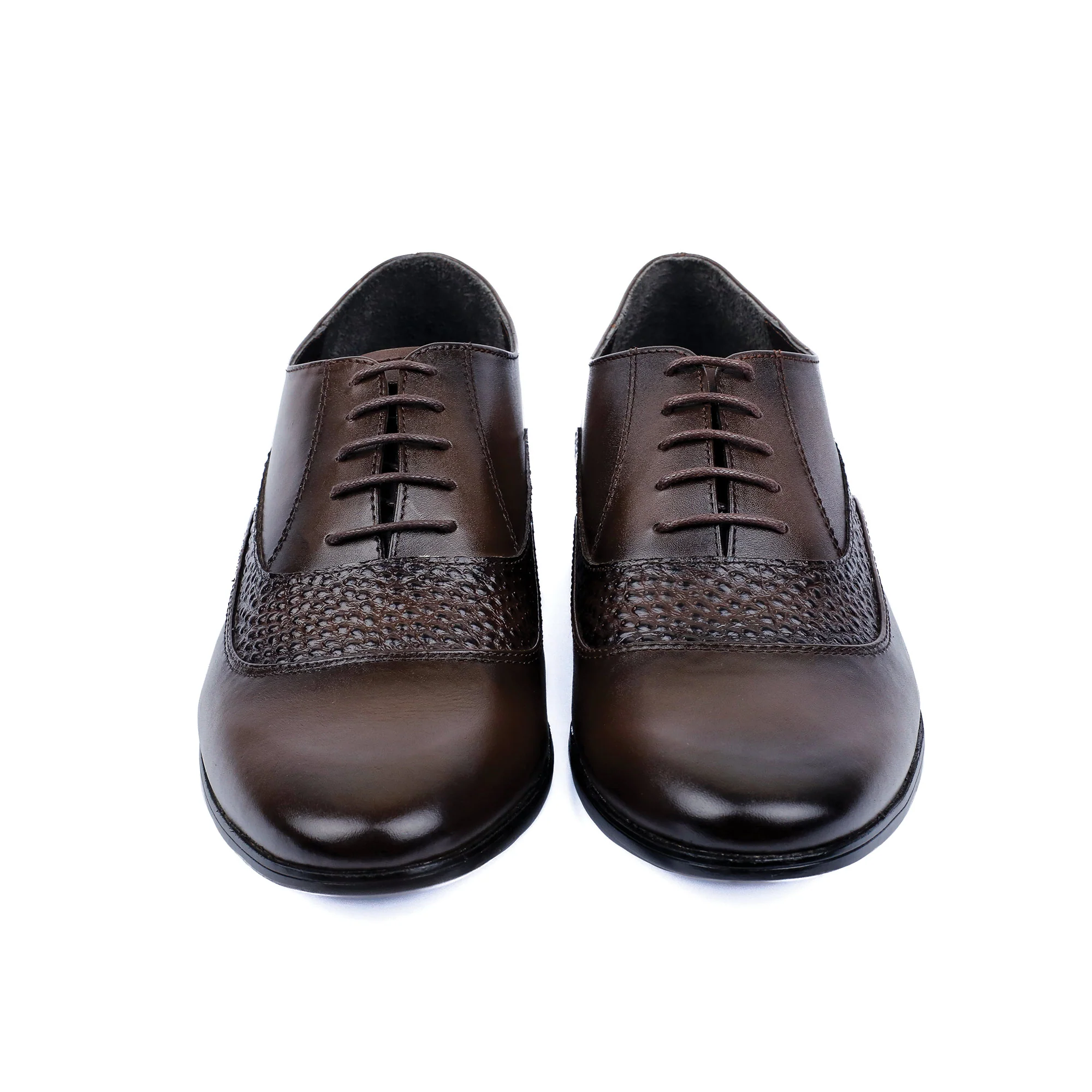SPLIT LEATHER LACE UP SHOES - Image 3